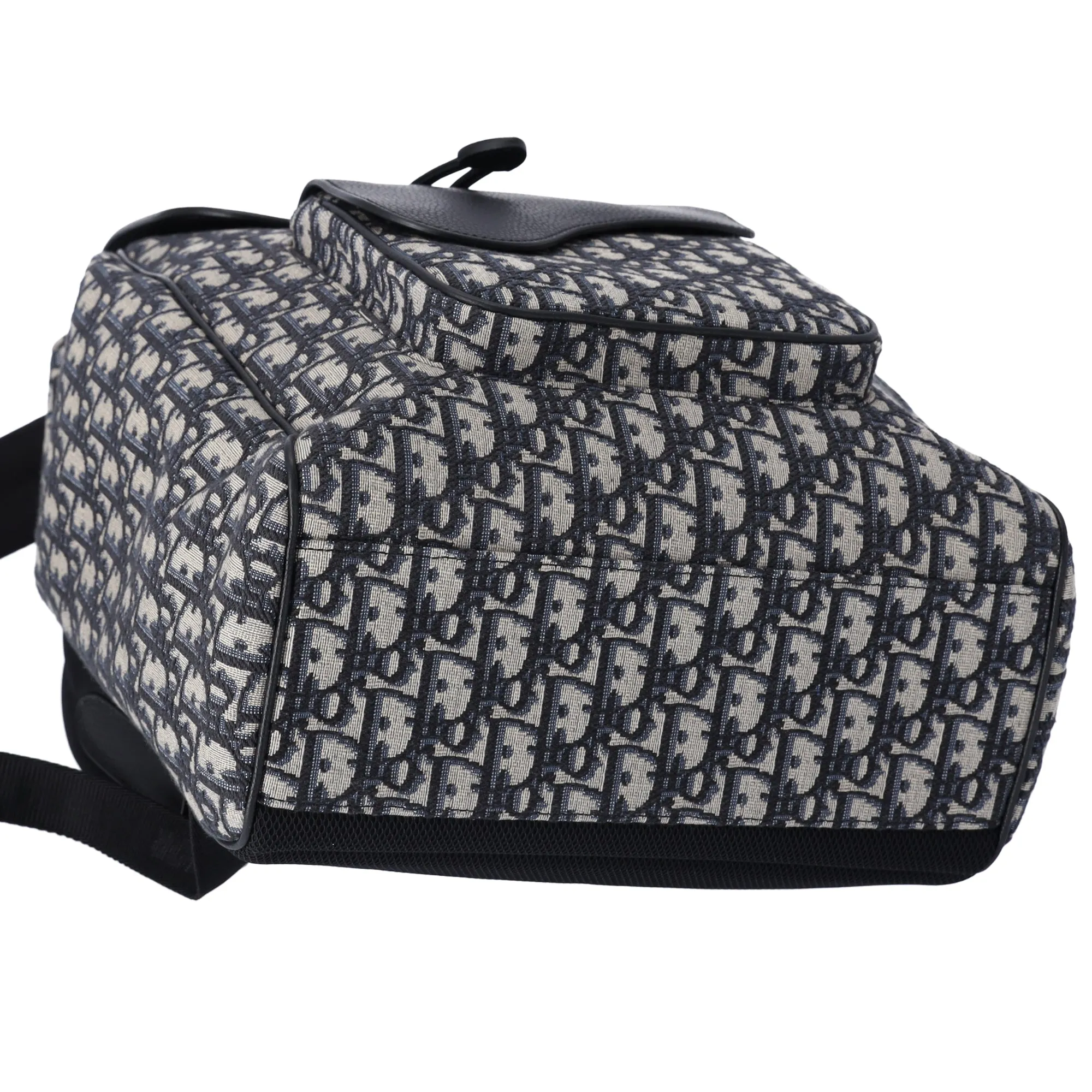 Christian Dior Saddle Backpack 1ADBA041YKS_H27E Beige Black Oblique Jacquard sold by Gaby's Bags product image thumbnail 5