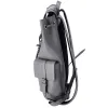 GUCCI GG Embossed Large Drawstring Flap Backpack 625770 Gray Leather sold by Gaby's Bags
