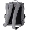 GUCCI GG Embossed Large Drawstring Flap Backpack 625770 Gray Leather sold by Gaby's Bags