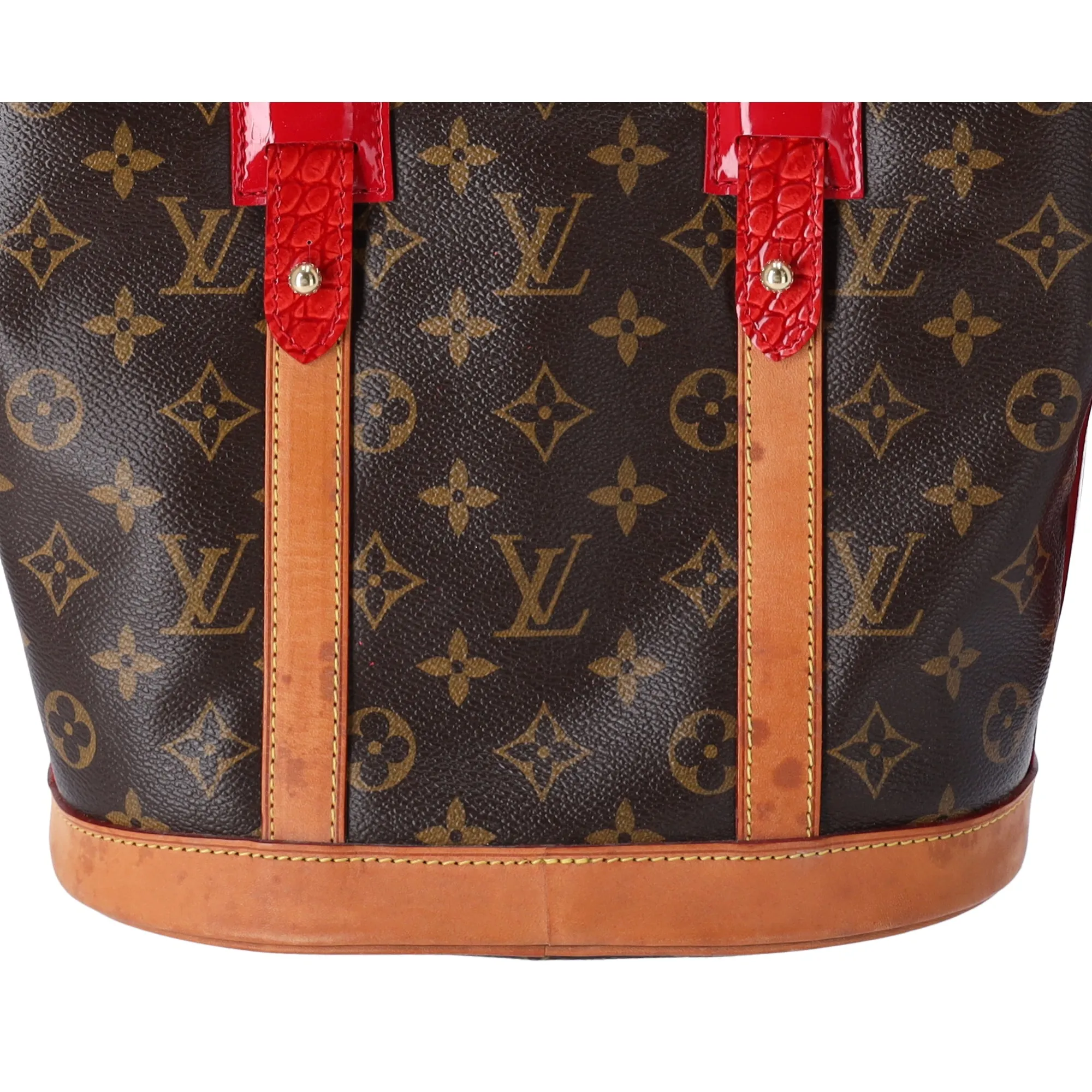 Louis Vuitton Neo Bucket Monogram Brown Red Ruby Shoulder Bag M95613 sold by Gaby's Bags product image thumbnail 3
