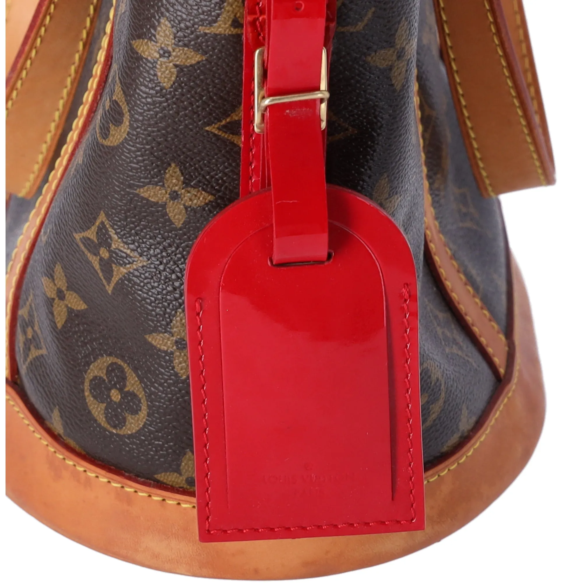 Louis Vuitton Neo Bucket Monogram Brown Red Ruby Shoulder Bag M95613 sold by Gaby's Bags product image thumbnail 5