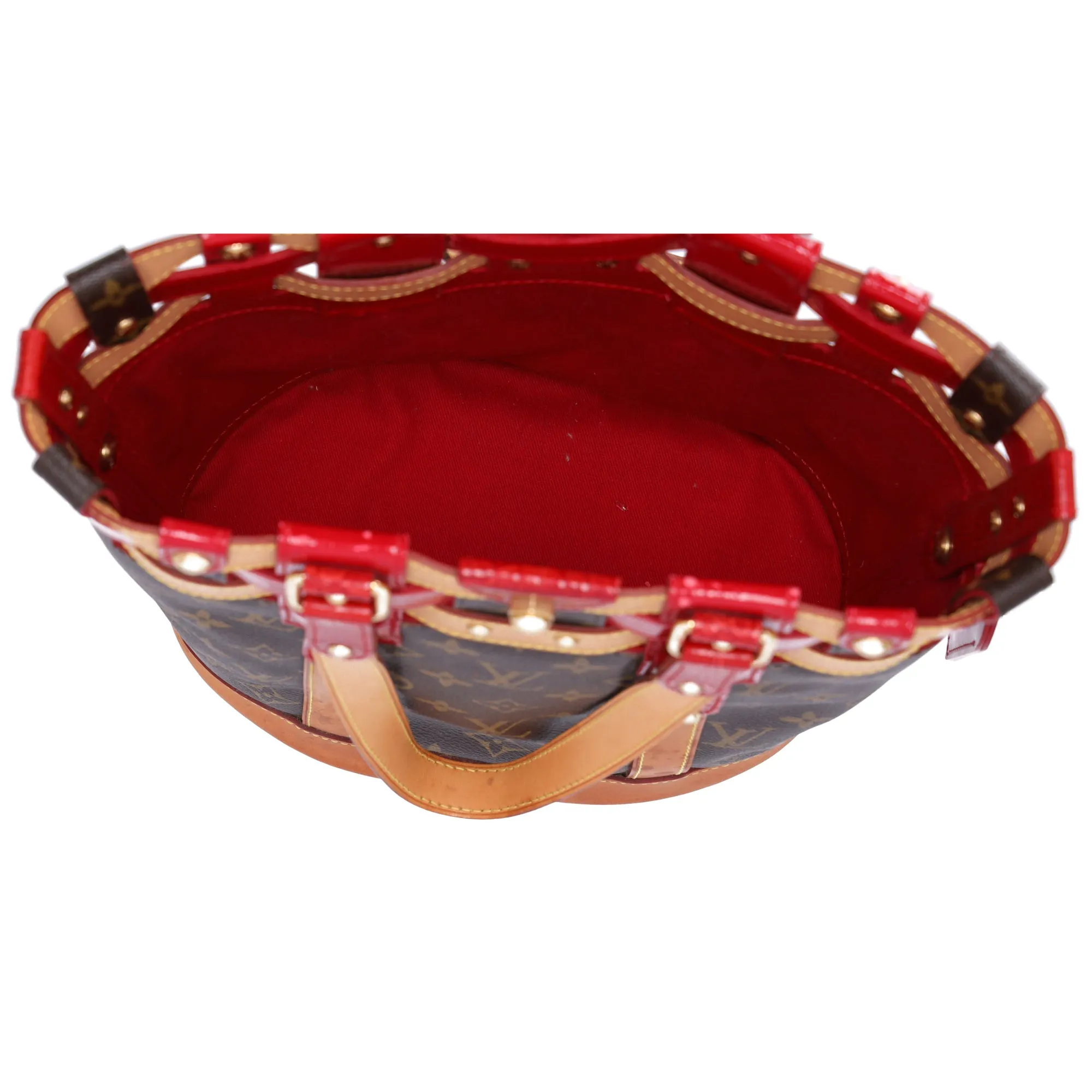 Louis Vuitton Neo Bucket Monogram Brown Red Ruby Shoulder Bag M95613 sold by Gaby's Bags product image thumbnail 2