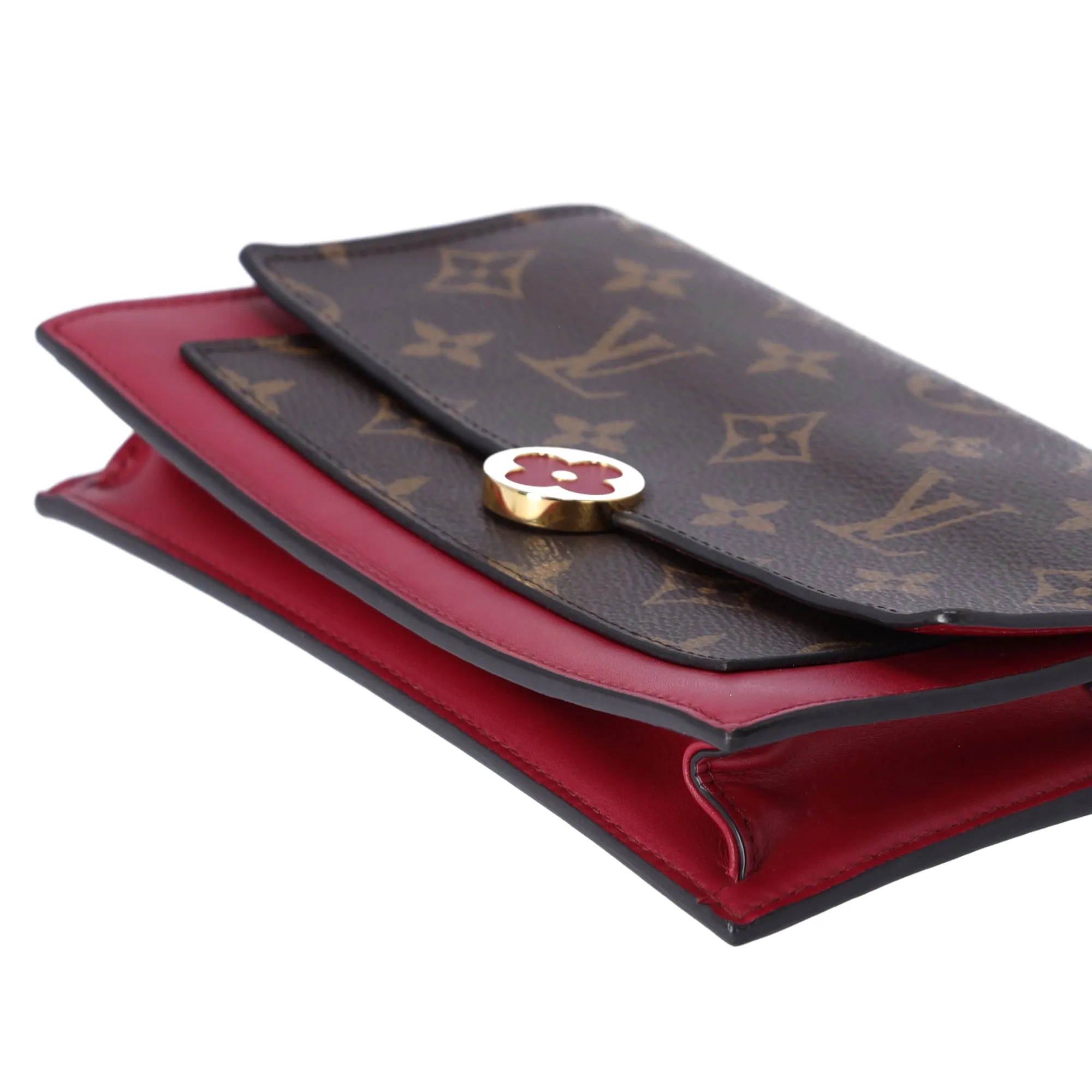 Louis Vuitton Portefeuille Flore M67404 Wallet Monogram Fuchsia (MISSING CHAIN) sold by Gaby's Bags product image thumbnail 5