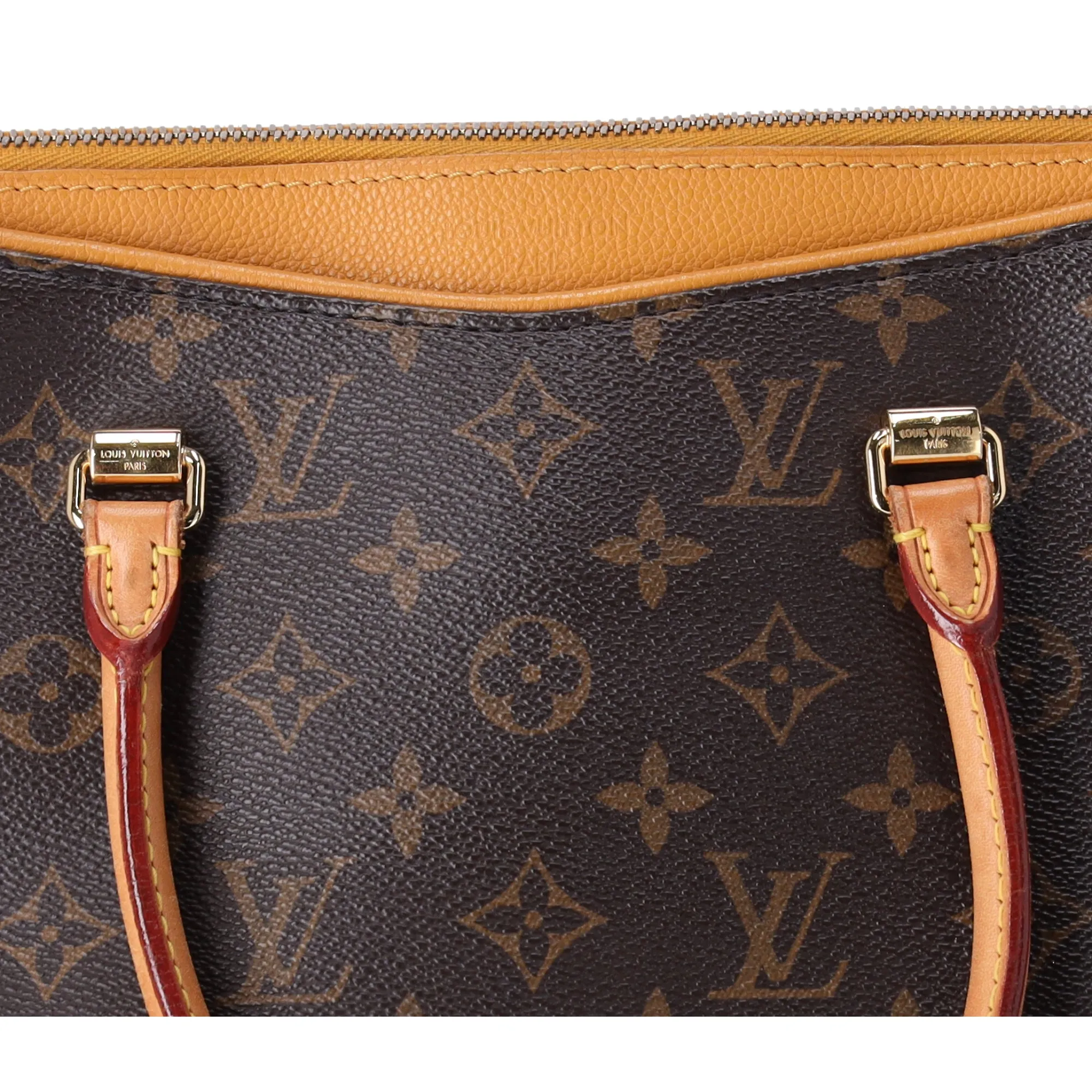 Louis Vuitton Pallas Monogram Handbag M40929 Saffron Monogram Canvas sold by Gaby's Bags product image thumbnail 2