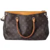 Louis Vuitton Pallas Monogram Handbag M40929 Saffron Monogram Canvas sold by Gaby's Bags