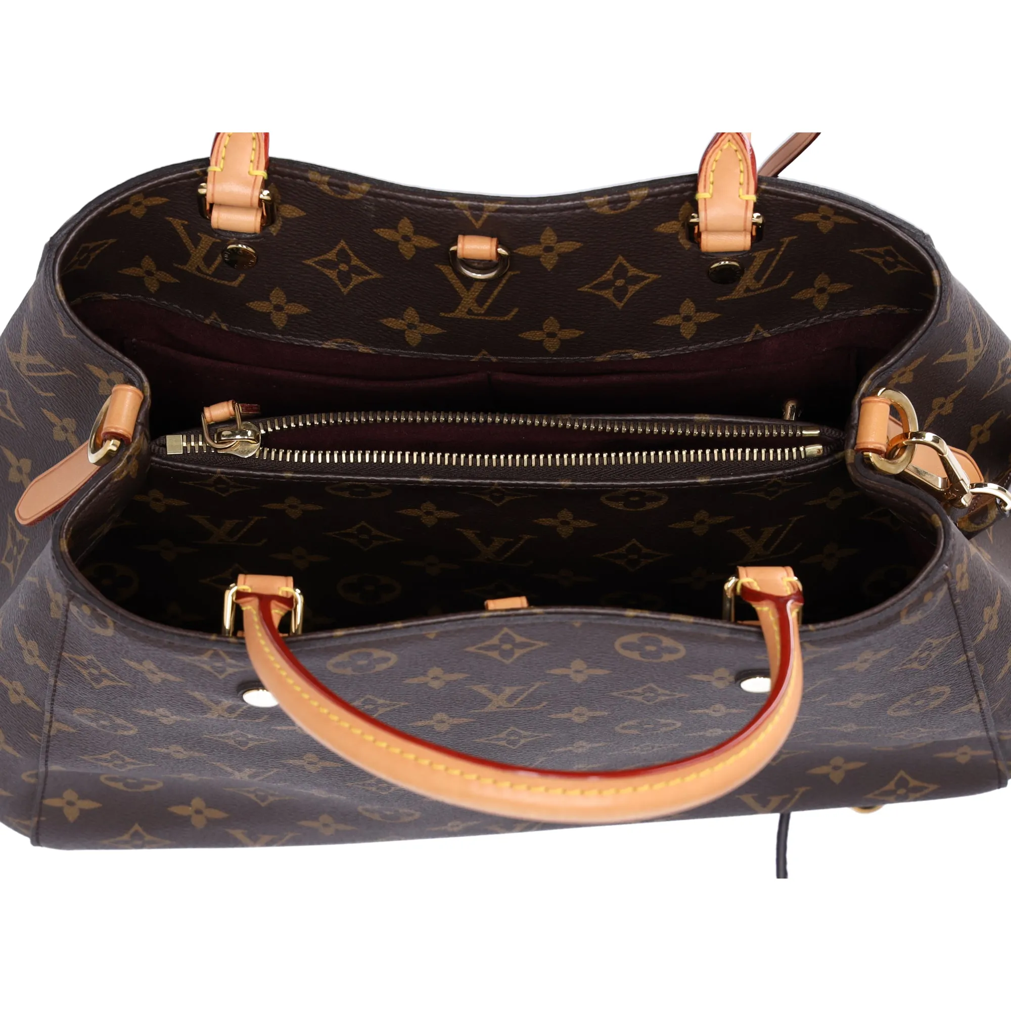 Louis Vuitton Montaigne MM Monogram Handbag M41056 Brown sold by Gaby's Bags product image thumbnail 2