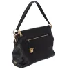 PRADA Pushlock Shoulder Bag BR4501 Black Leather sold by Gaby's Bags