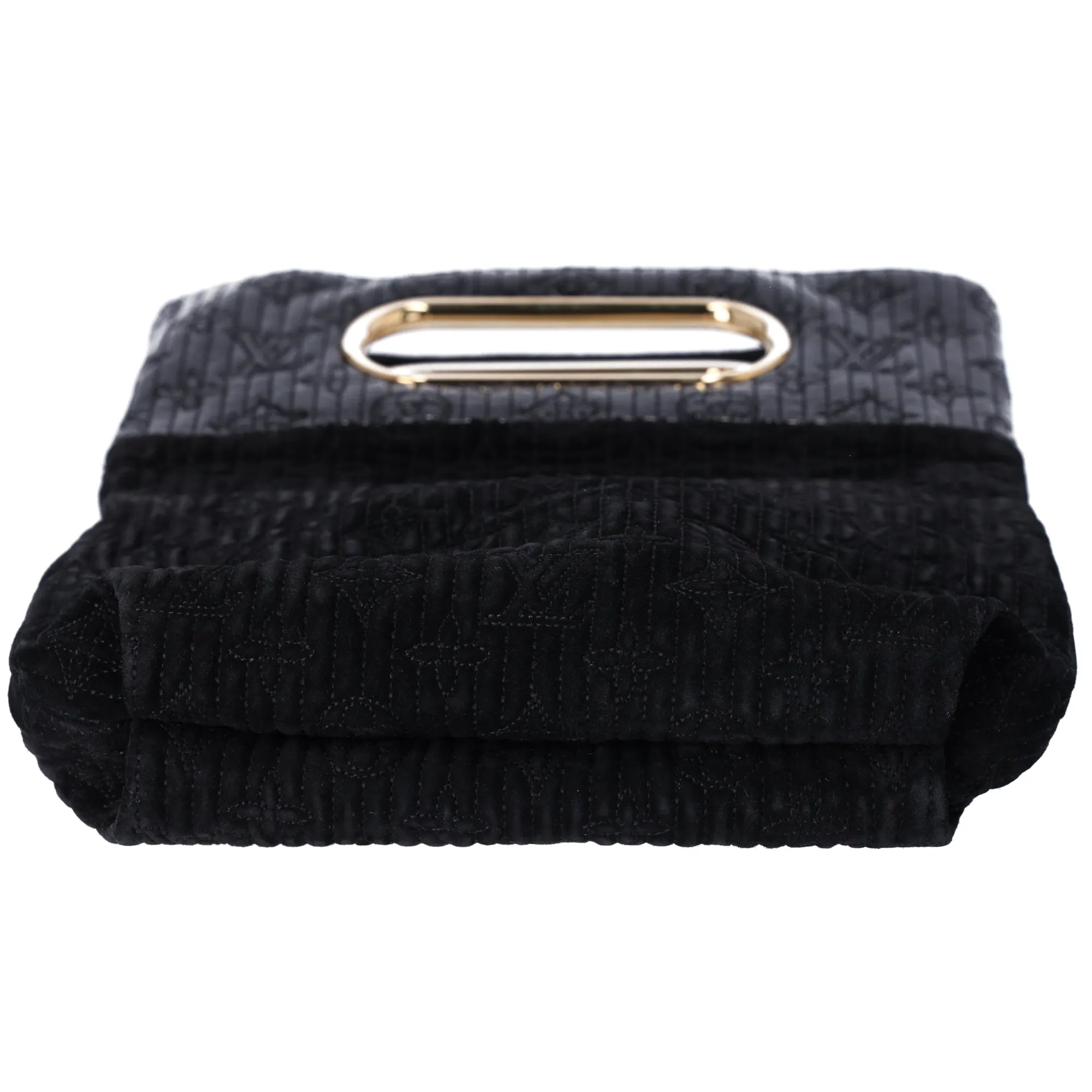 Louis Vuitton Afterdark Monogram Motard Handbag Clutch M95742 Noir Suede sold by Gaby's Bags product image thumbnail 5
