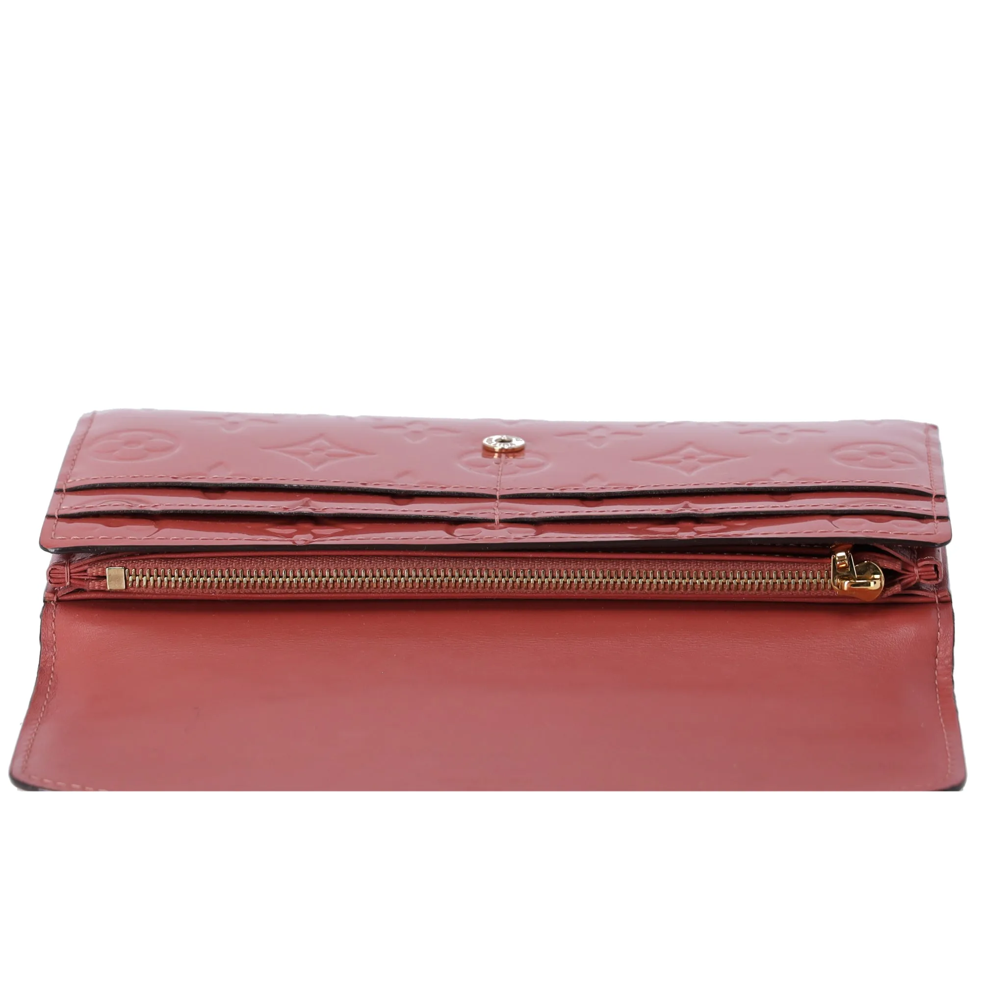 Louis Vuitton Sarah Monogram Vernis Long Wallet M90429 Viu Rose sold by Gaby's Bags product image thumbnail 5