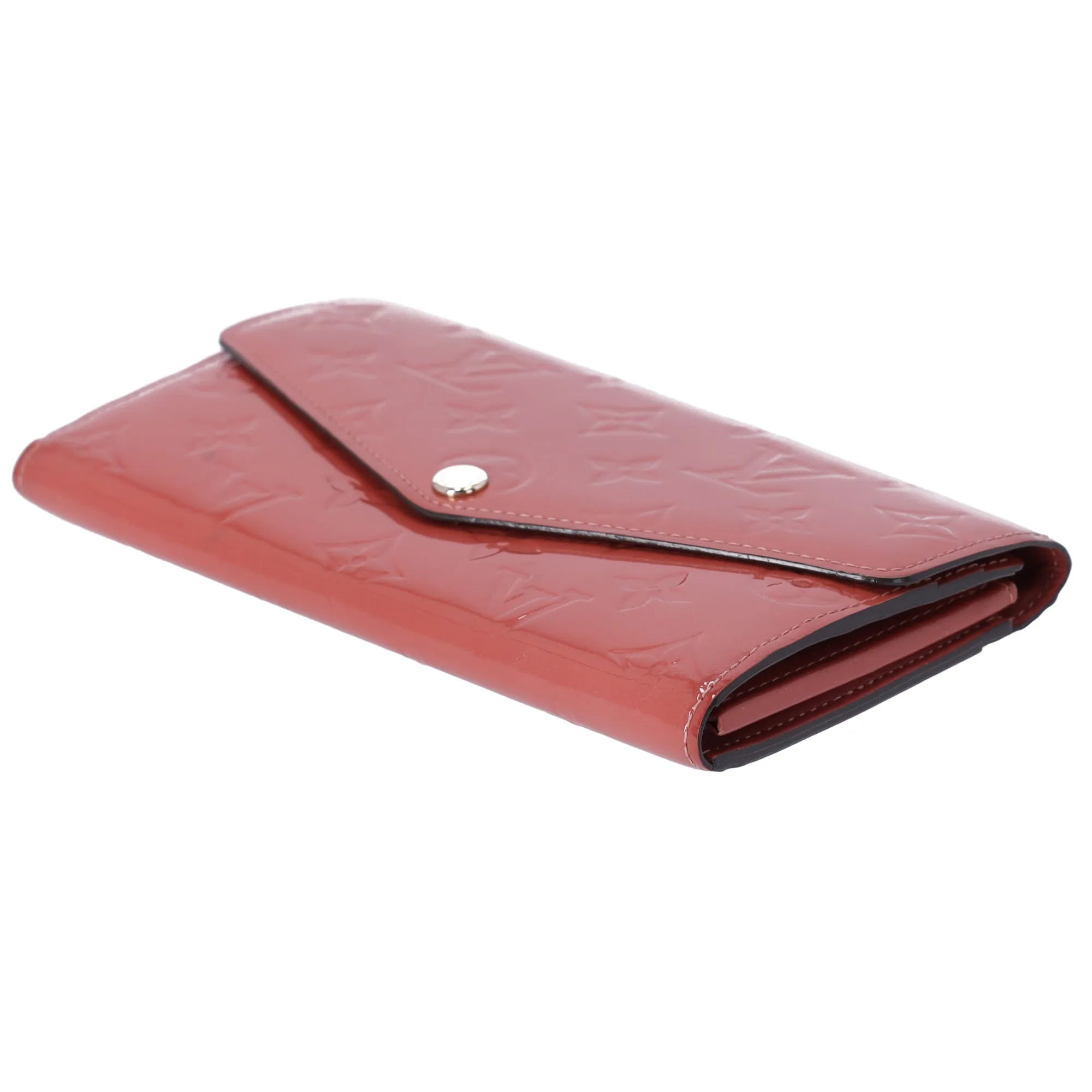 Louis Vuitton Sarah Monogram Vernis Long Wallet M90429 Viu Rose sold by Gaby's Bags product image thumbnail 3