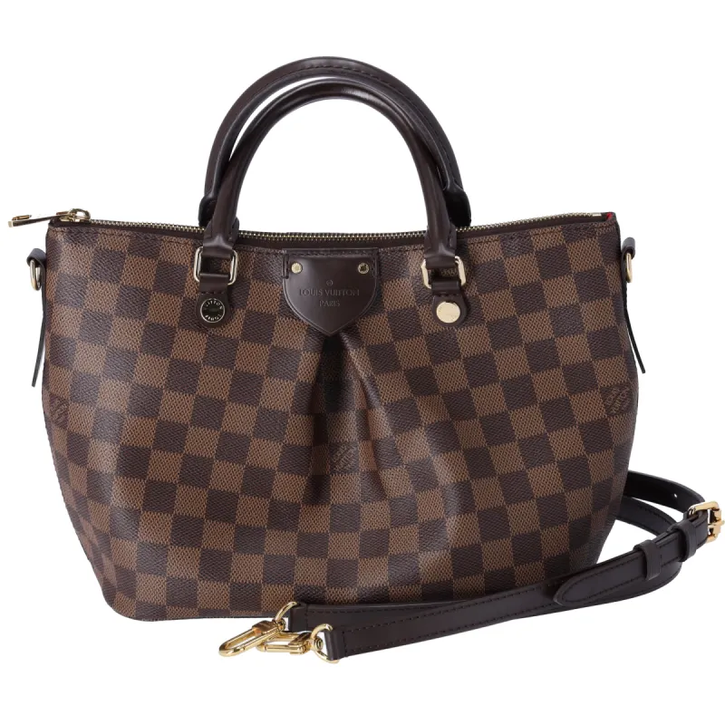 Louis Vuitton Siena PM Handbag Shoulder Bag N41545 Damier Ebene sold by Gaby's Bags