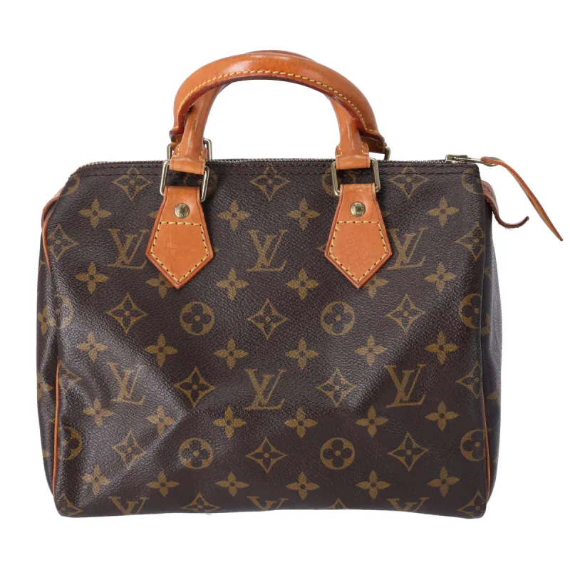Louis Vuitton Speedy 25 Monogram Duffle Bag Handbag M41528 Canvas sold by Gaby's Bags