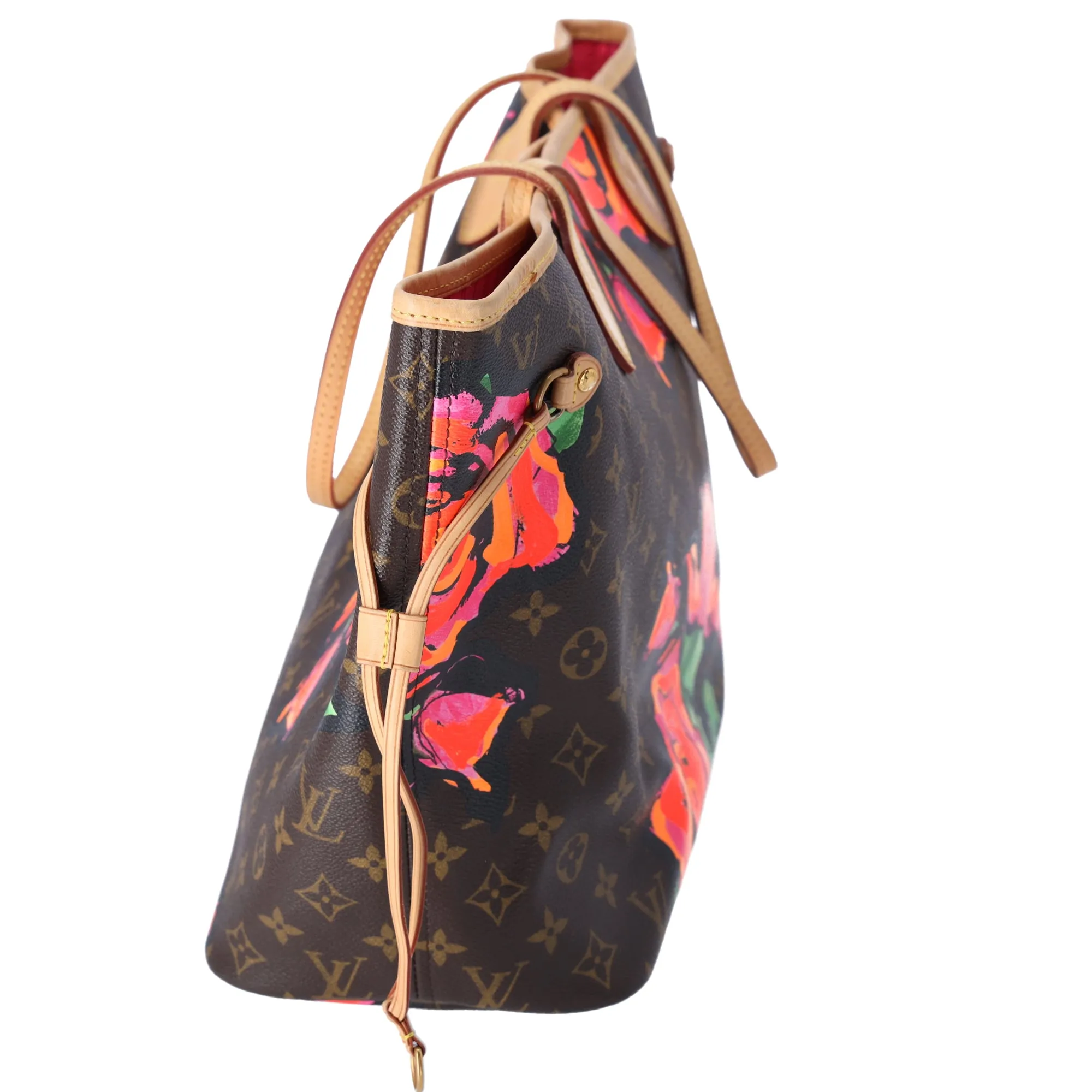 Louis Vuitton Neverfull MM Monogram Rose Tote Bag M48613 Brown Pink sold by Gaby's Bags product image thumbnail 4