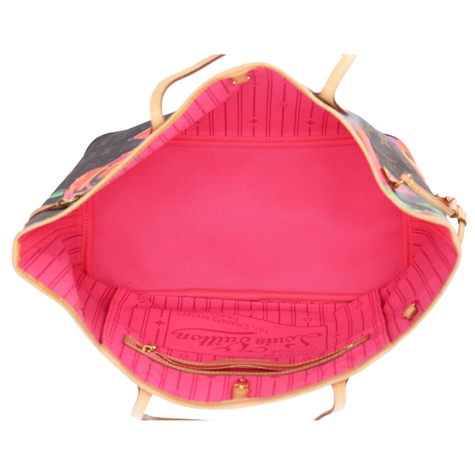 Louis Vuitton Neverfull MM Monogram Rose Tote Bag M48613 Brown Pink sold by Gaby's Bags product image thumbnail 2