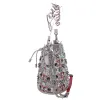 Christian Louboutin Marie Jane Crystal-Beaded PVC Bucket Bag Limited Edition sold by Gaby's Bags
