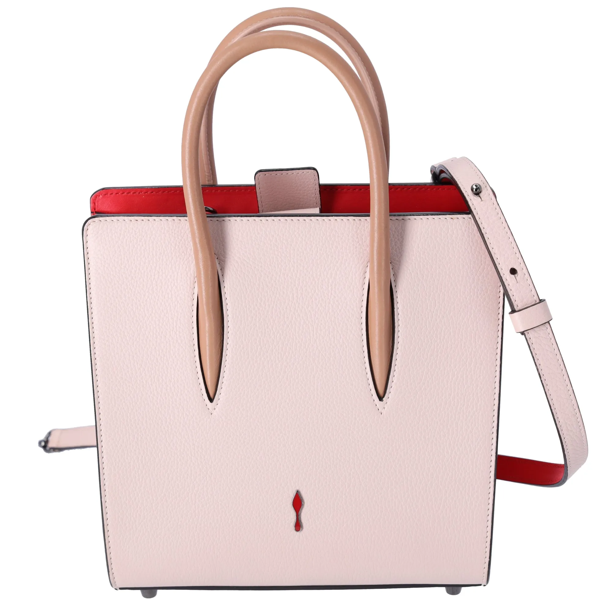Christian Louboutin Paloma Small Tote Bag Shoulder Bag Leather Pink sold by Gaby's Bags