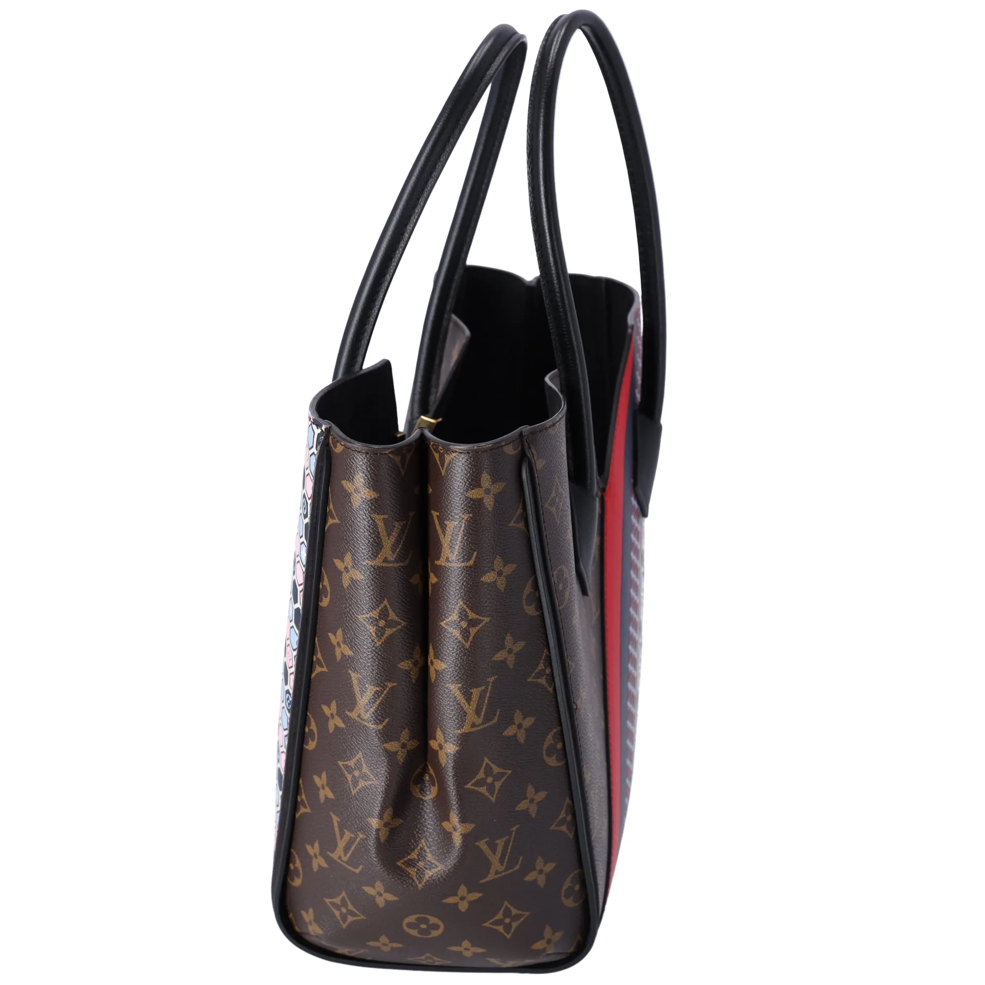Louis Vuitton Kimono MM Tote Limited Edition Monogram Multicolor Graphic Pattern sold by Gaby's Bags product image thumbnail 3