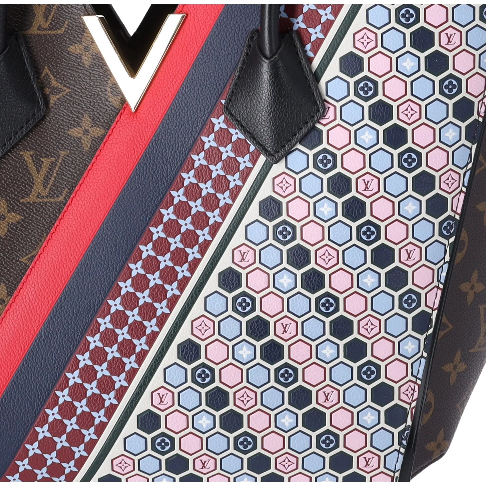 Louis Vuitton Kimono MM Tote Limited Edition Monogram Multicolor Graphic Pattern sold by Gaby's Bags product image thumbnail 2