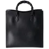 GUCCI Diana Large Bamboo Tote Bag 703218 Black Leather Multicolor Strap sold by Gaby's Bags