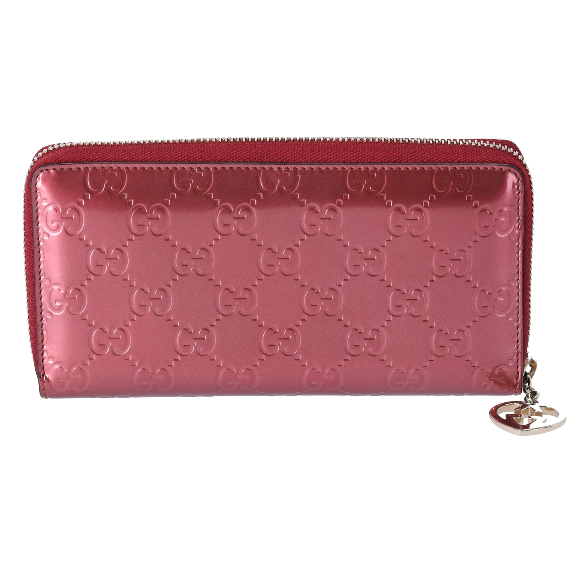 GUCCI Lovely Long Wallet 308005 Pink Patent Leather sold by Gaby's Bags product image thumbnail 2