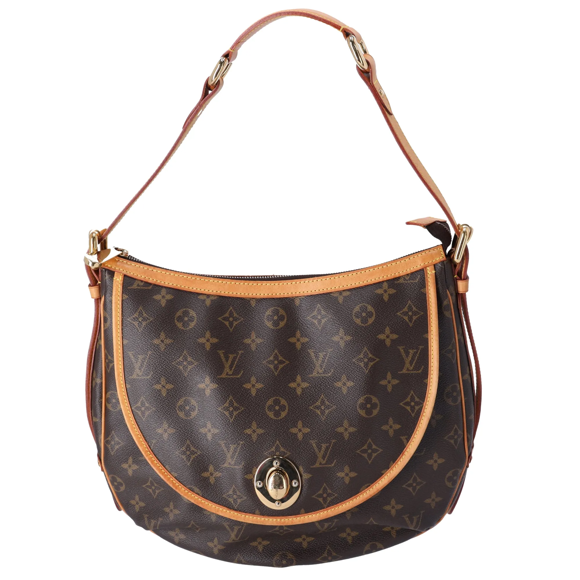Louis Vuitton Tulum GM Monogram Shoulder Bag M40075 Brown sold by Gaby's Bags