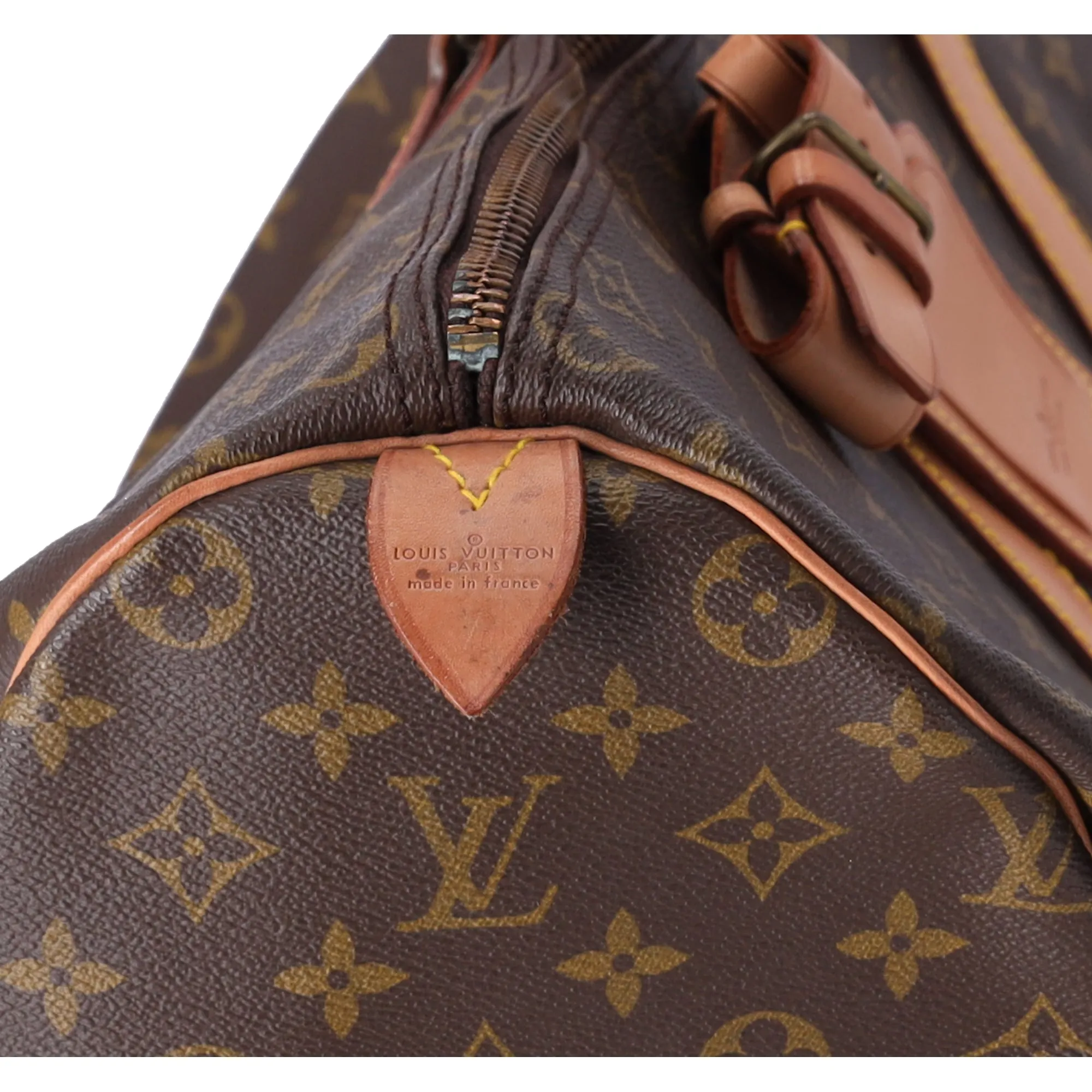 Louis Vuitton Keepall 50 Duffle Bag Monogram Boston Bag M41426 Brown Canvas sold by Gaby's Bags product image thumbnail 3