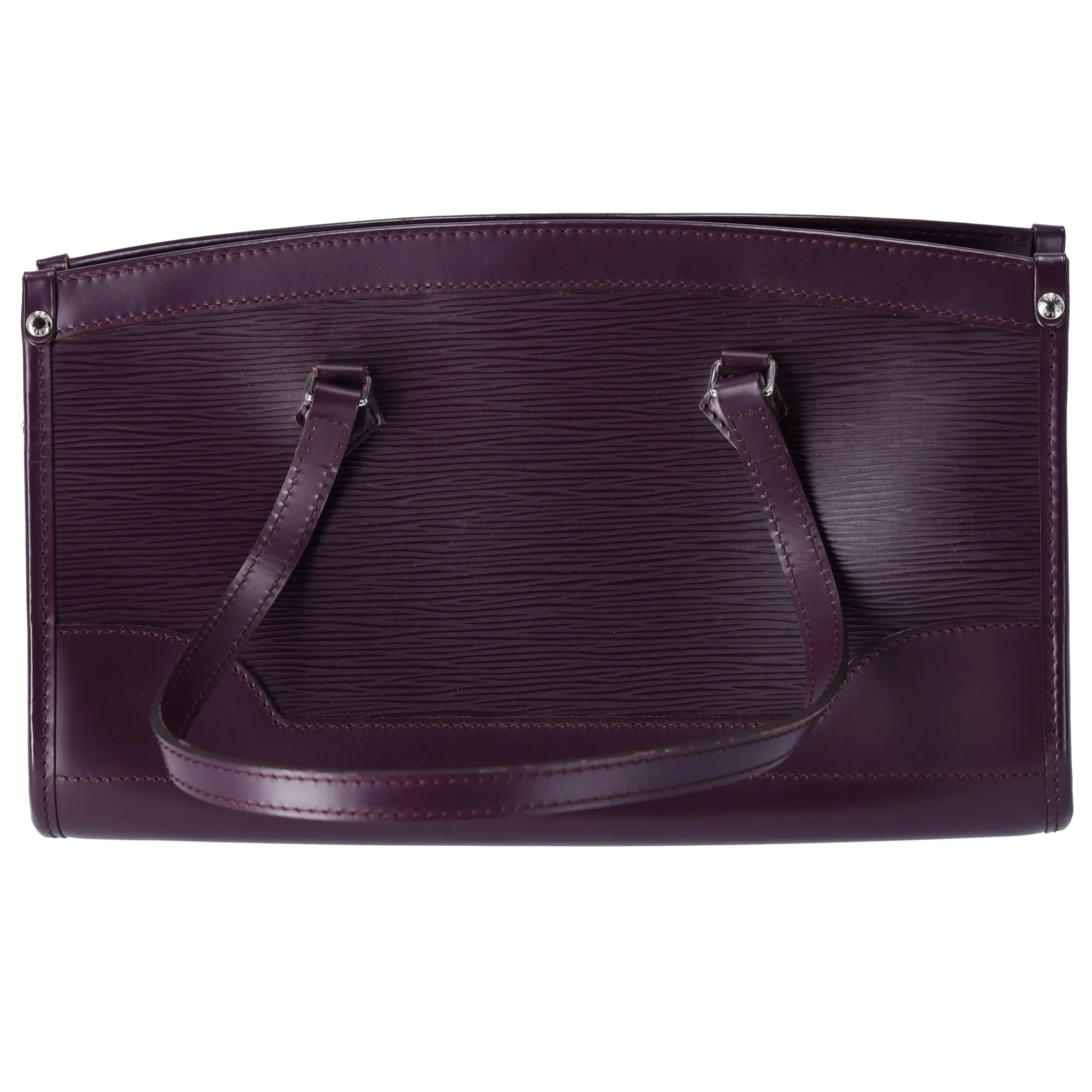 Louis Vuitton Madeleine PM Epi Cassis Handbag M5933K LV Logo Engraved sold by Gaby's Bags product image thumbnail 4