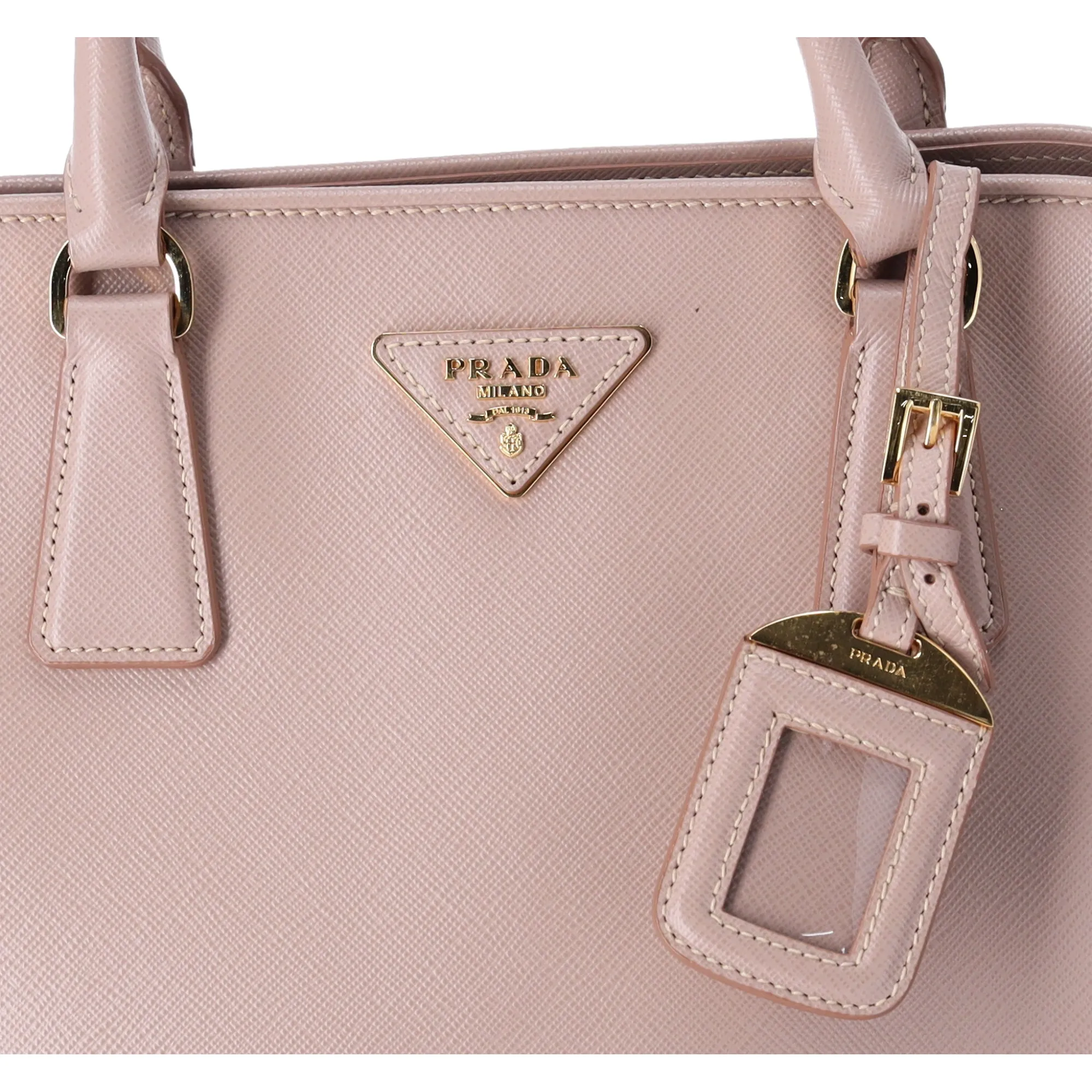 PRADA Saffiano Lux Handbag Shoulder Bag BN2558 Beige Leather sold by Gaby's Bags product image thumbnail 3
