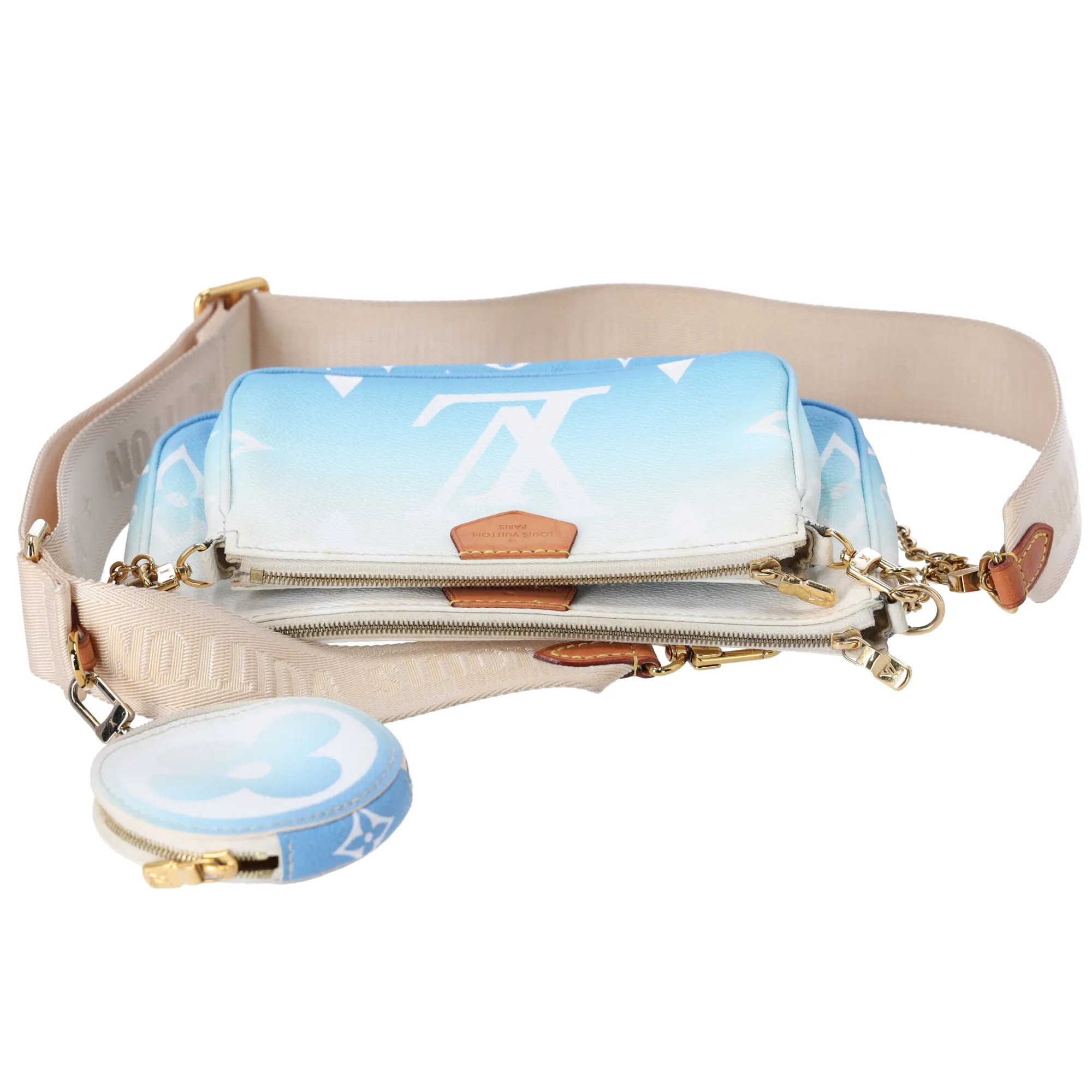 Louis Vuitton By The Pool Multi Pochette Accessories Giant Monogram Blue sold by Gaby's Bags product image thumbnail 4