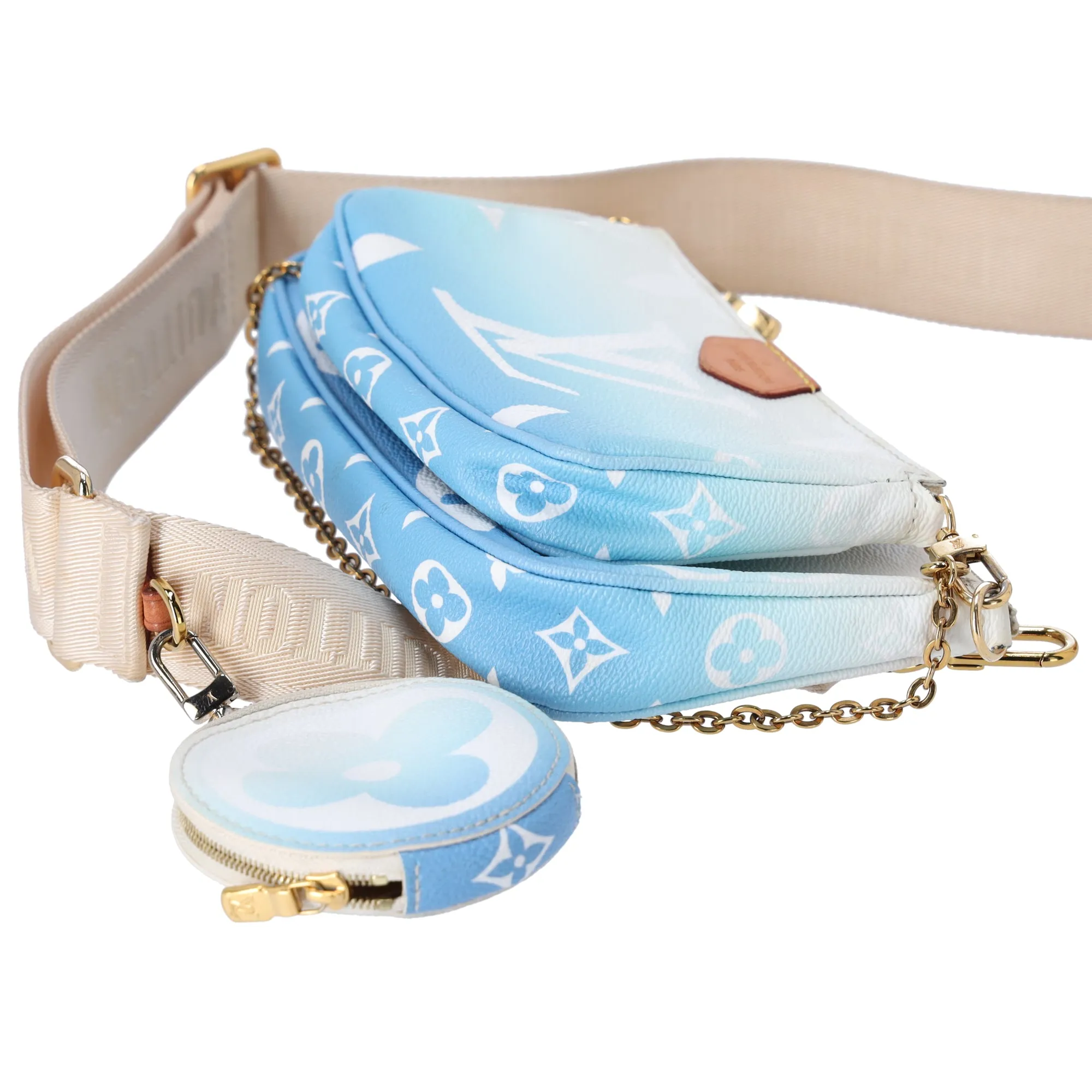 Louis Vuitton By The Pool Multi Pochette Accessories Giant Monogram Blue sold by Gaby's Bags product image thumbnail 3