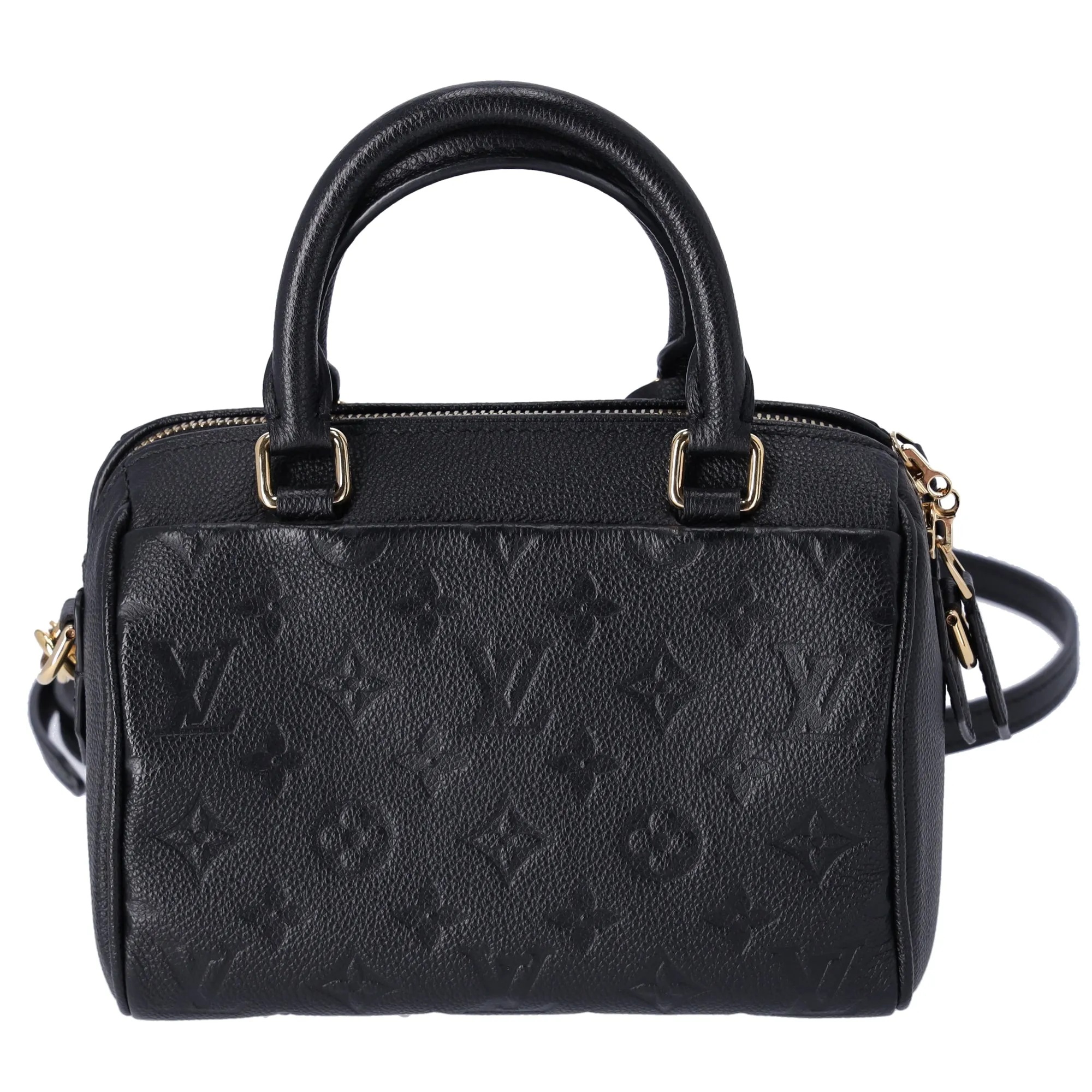 Louis Vuitton Speedy Bandouliere 20 NM Monogram Empreinte Handbag M42397 Black sold by Gaby's Bags product image thumbnail 3