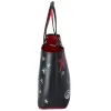 Christian Louboutin Cabata Tote Bag Black Red Multi Leather + Pouch sold by Gaby's Bags