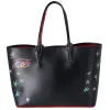 Christian Louboutin Cabata Tote Bag Black Red Multi Leather + Pouch sold by Gaby's Bags