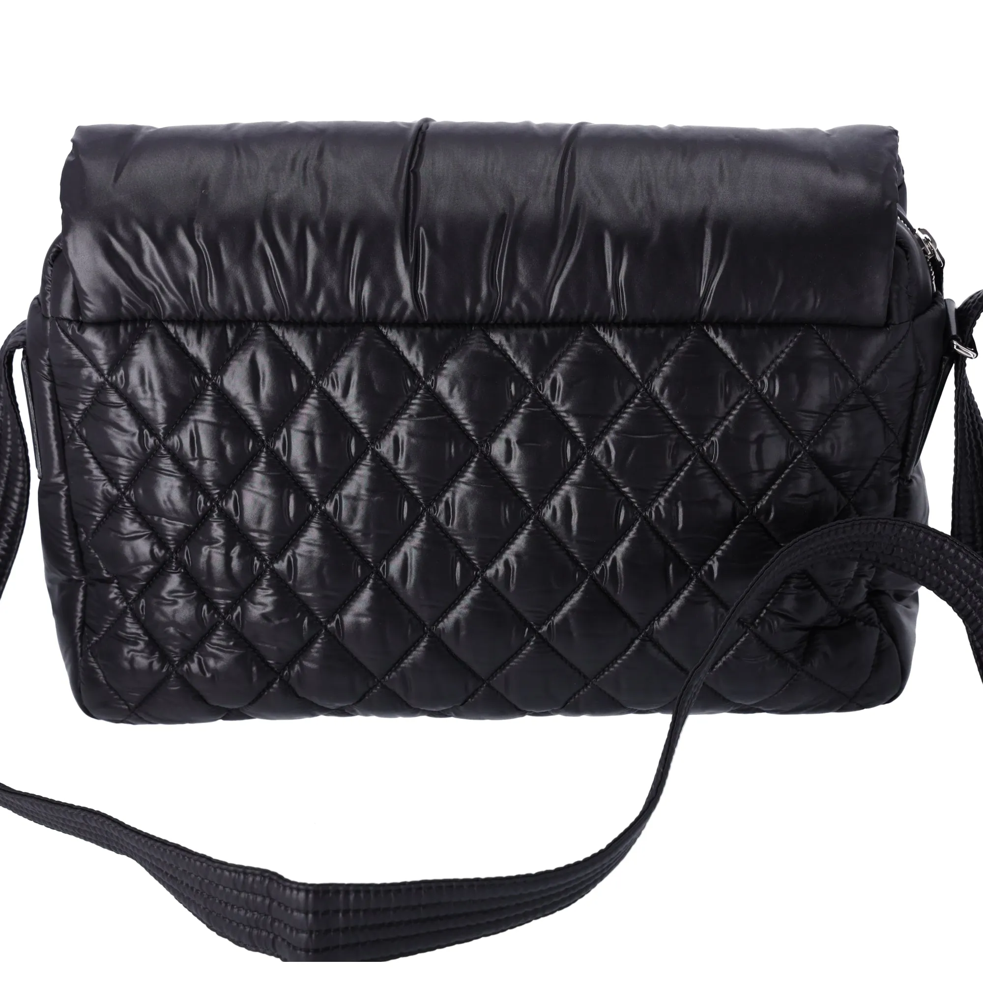 Chanel Nylon Coco Cocoon Messenger Bag Black Puffer Nyon sold by Gaby's Bags product image thumbnail 4