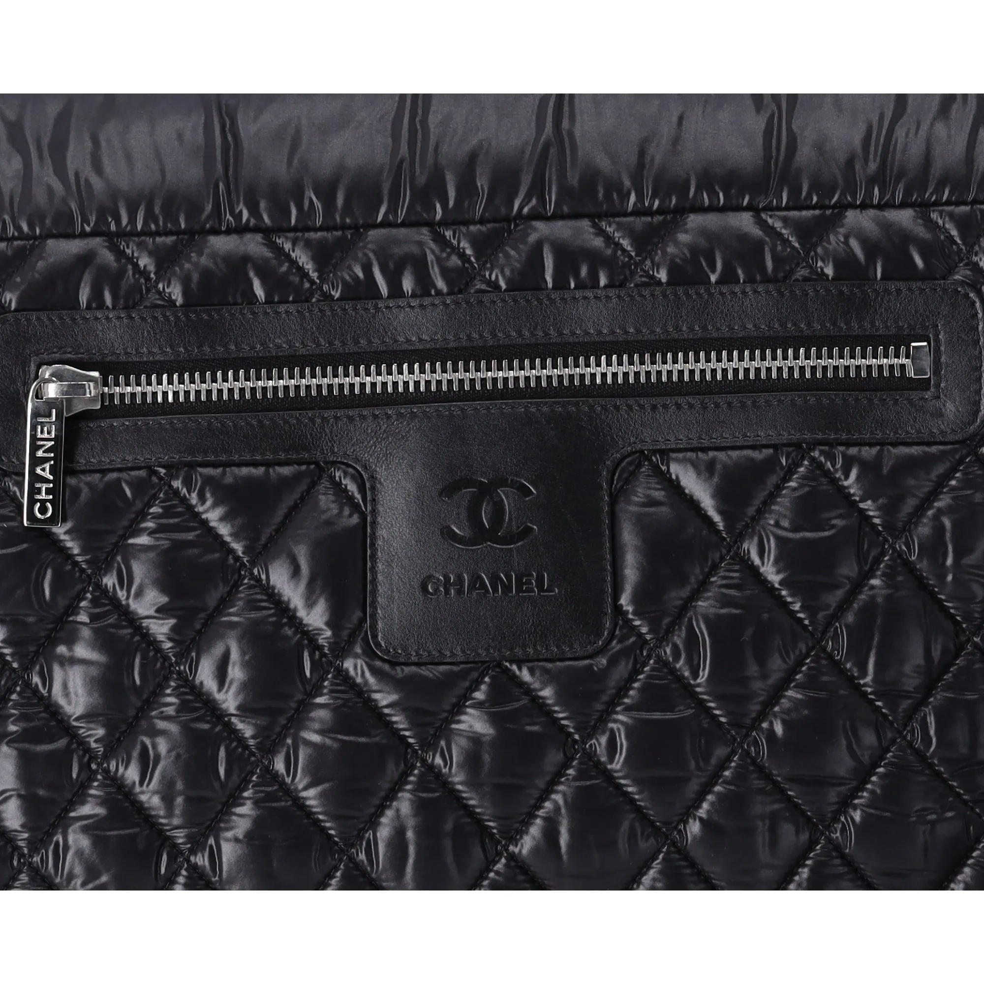 Chanel Nylon Coco Cocoon Messenger Bag Black Puffer Nyon sold by Gaby's Bags product image thumbnail 2