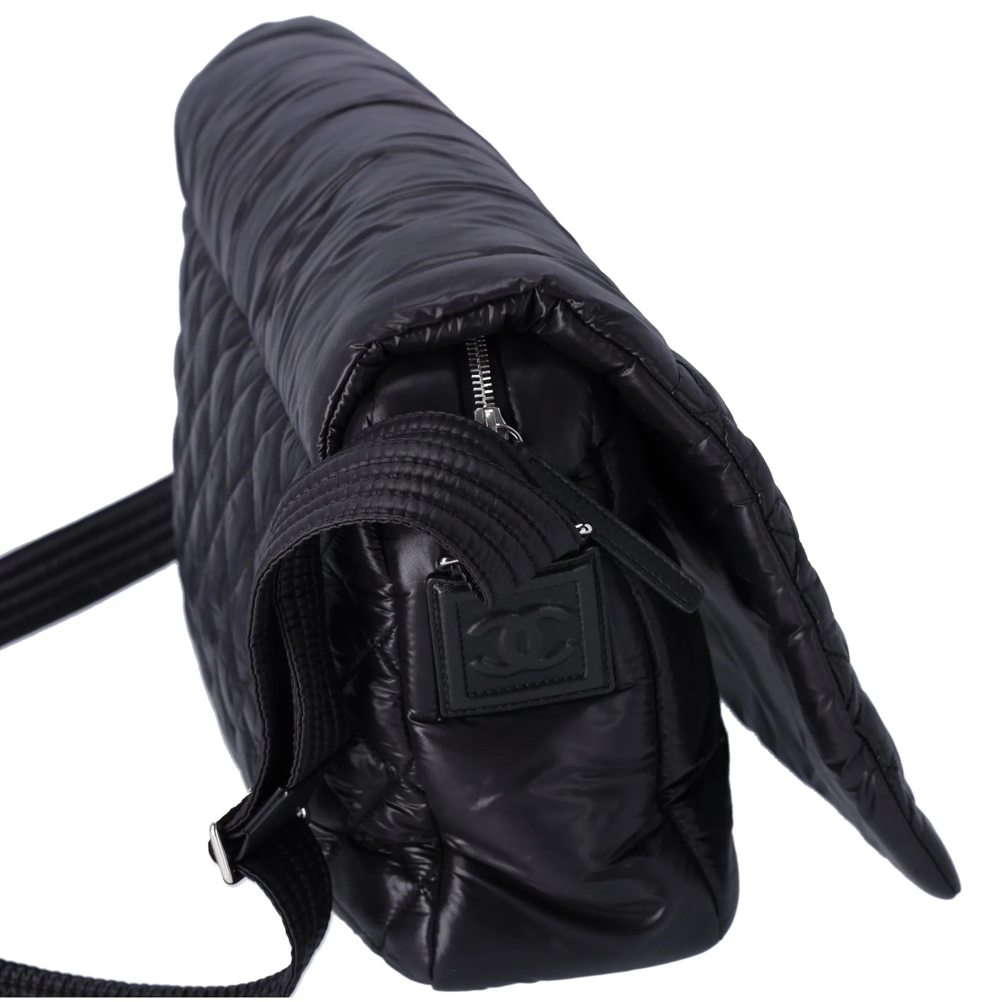 Chanel Nylon Coco Cocoon Messenger Bag Black Puffer Nyon sold by Gaby's Bags product image thumbnail 5