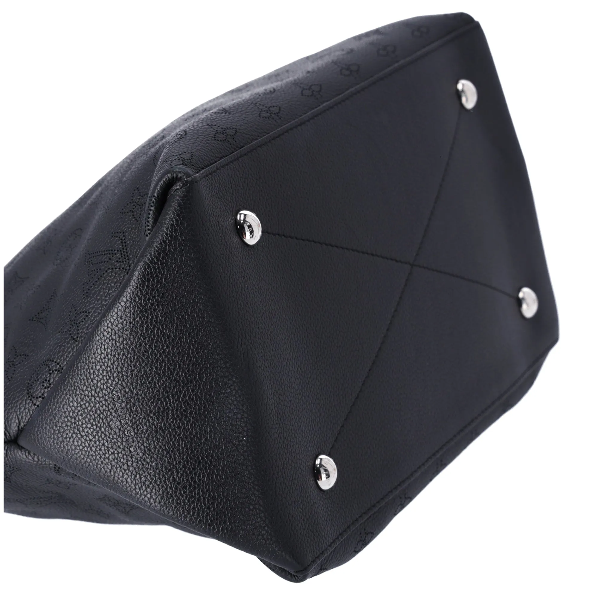 Louis Vuitton Mahina Monogram Beaubourg MM Black Perforated Leather sold by Gaby's Bags product image thumbnail 5