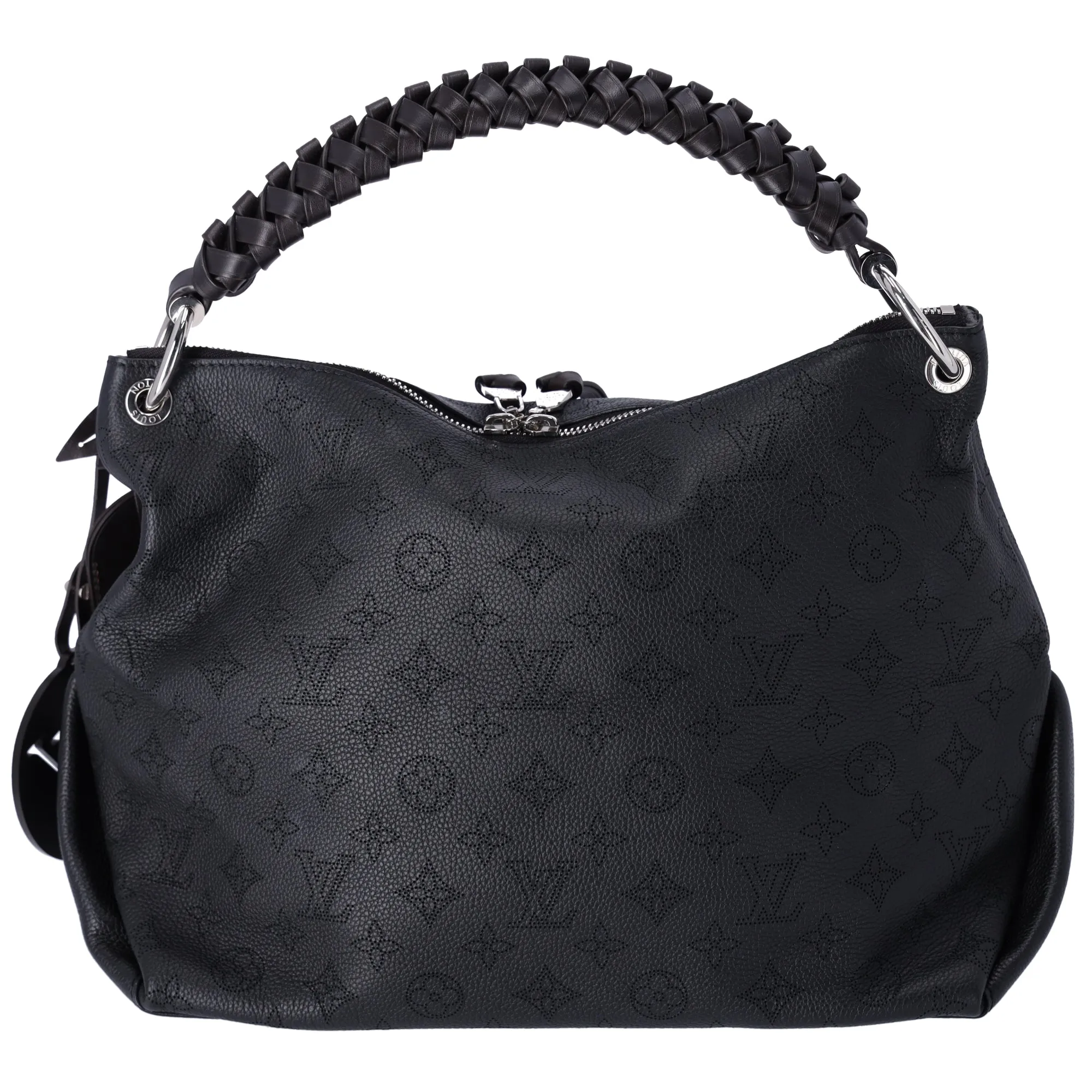 Louis Vuitton Mahina Monogram Beaubourg MM Black Perforated Leather sold by Gaby's Bags product image thumbnail 3