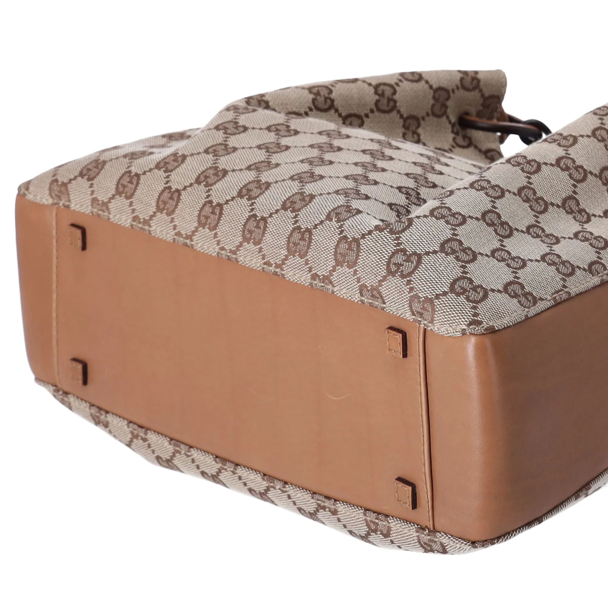 GUCCI GG Shoulder Bag 101919 Beige Jacquard Leather sold by Gaby's Bags product image thumbnail 5