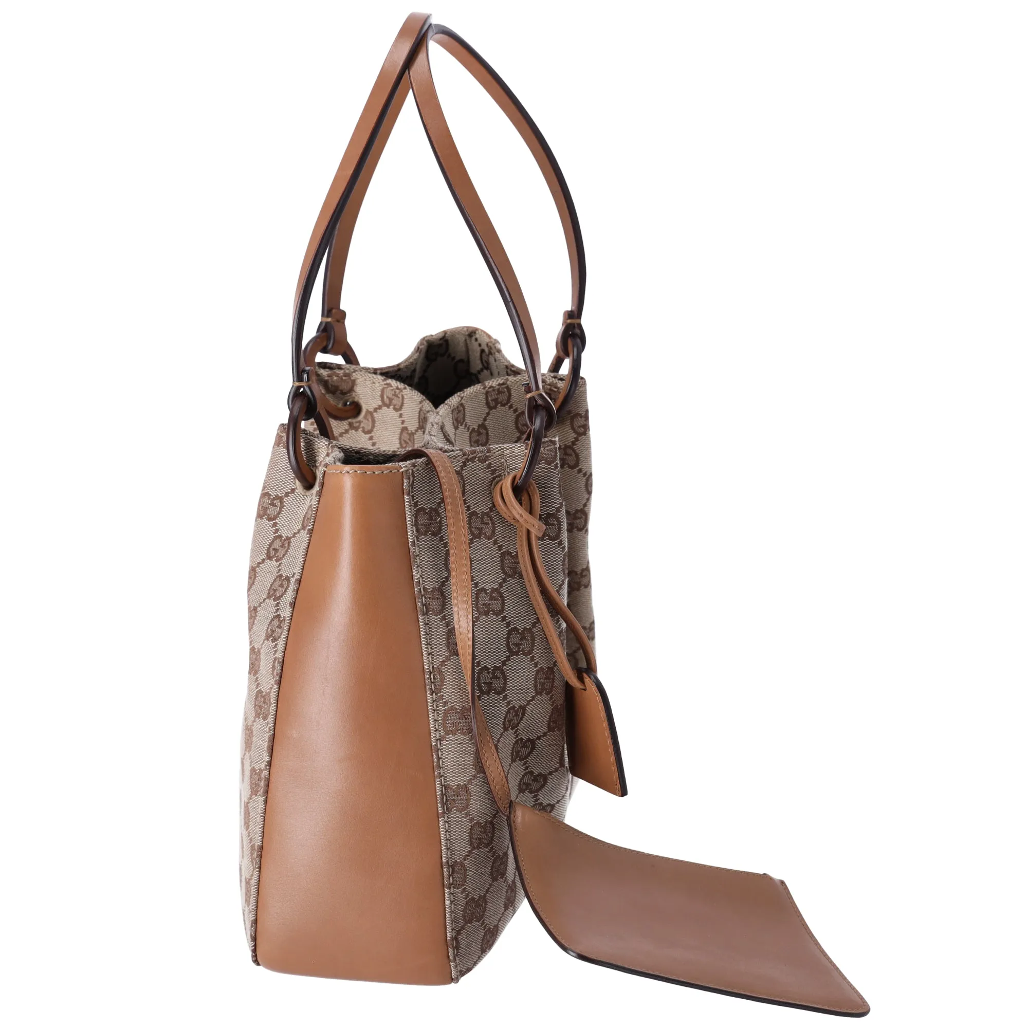 GUCCI GG Shoulder Bag 101919 Beige Jacquard Leather sold by Gaby's Bags product image thumbnail 2