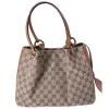 GUCCI GG Shoulder Bag 101919 Beige Jacquard Leather sold by Gaby's Bags
