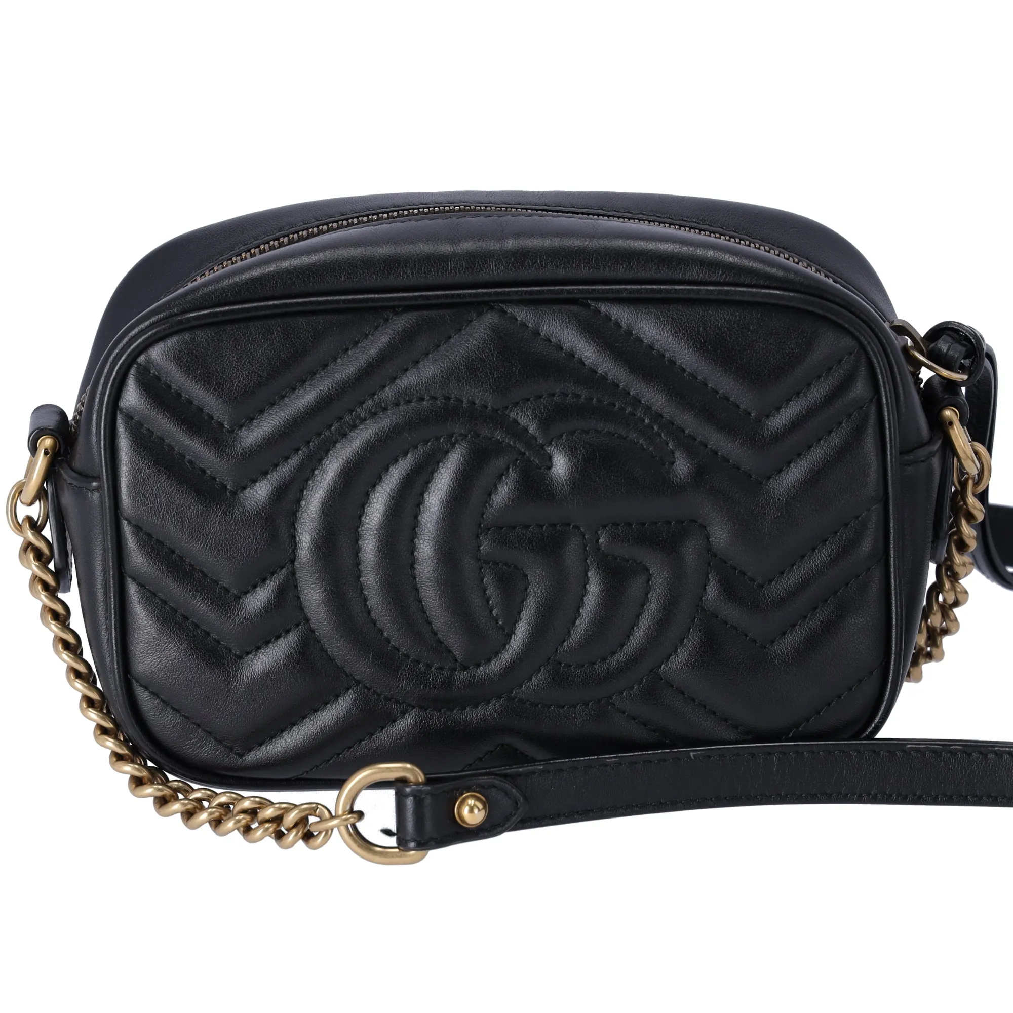 GUCCI GG Marmont Shoulder Bag 448065 Black Leather sold by Gaby's Bags product image thumbnail 3