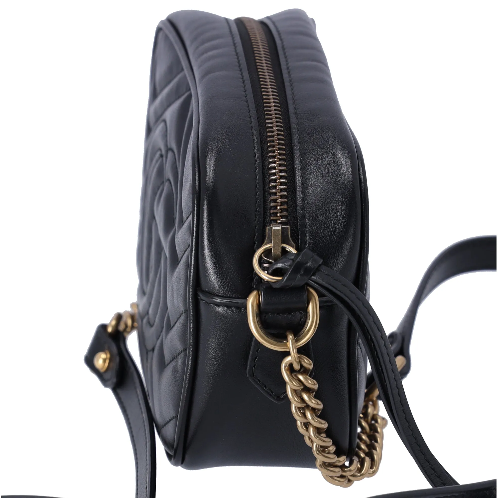 GUCCI GG Marmont Shoulder Bag 448065 Black Leather sold by Gaby's Bags product image thumbnail 4