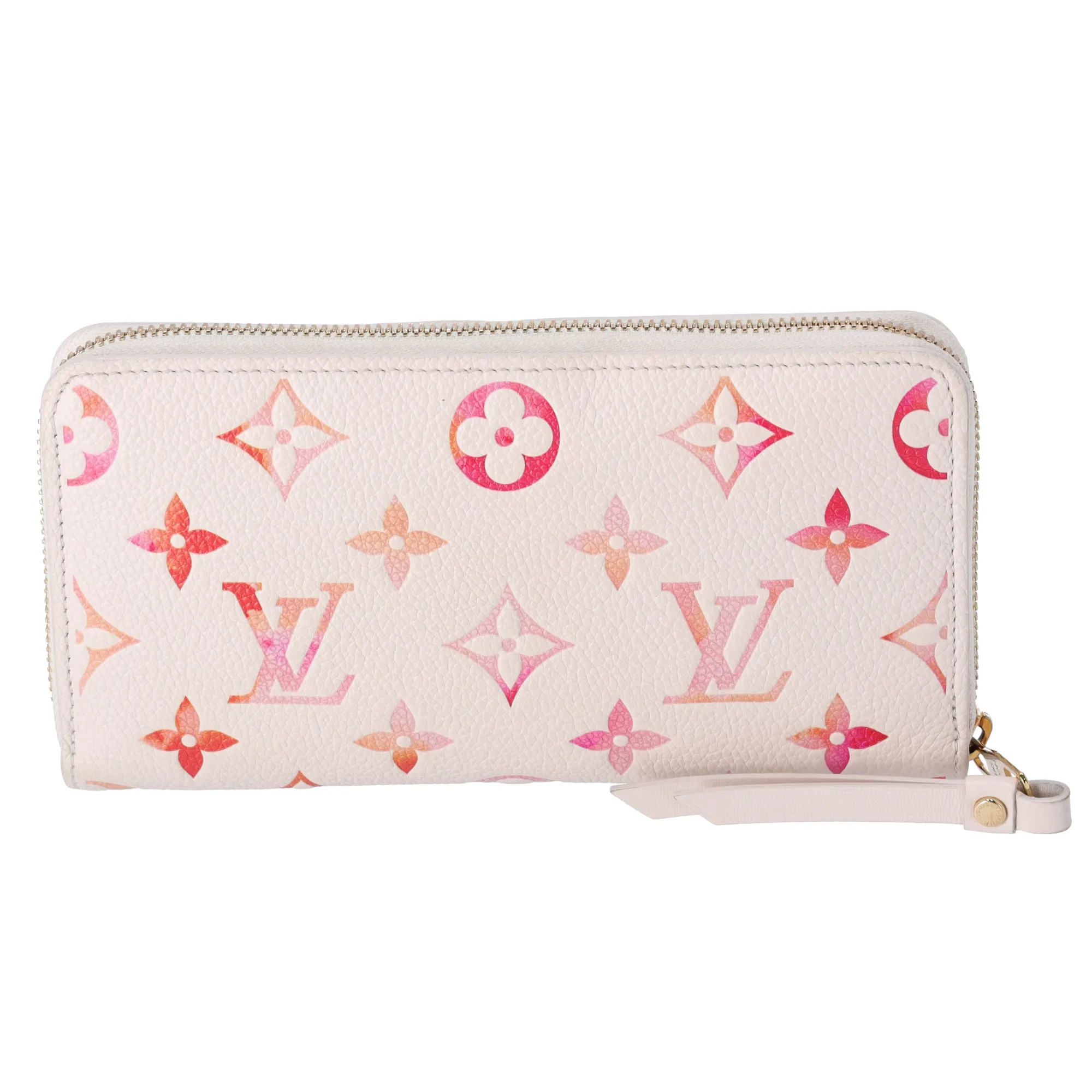 Louis Vuitton Zippy Wallet Monogram Empreinte M83505 Sunrise Aquarelle Pink sold by Gaby's Bags product image thumbnail 3