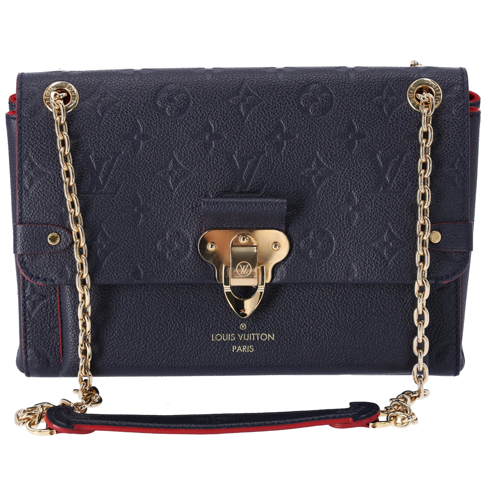 Louis Vuitton Vavin PM Monogram Empreinte Shoulder Bag M52271 Marine Rouge sold by Gaby's Bags