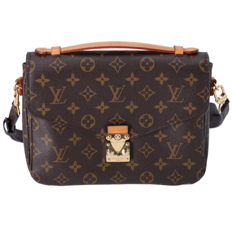 Louis Vuitton Pochette Metis MM Monogram Handbag M44875 Brown Canvas sold by Gaby's Bags