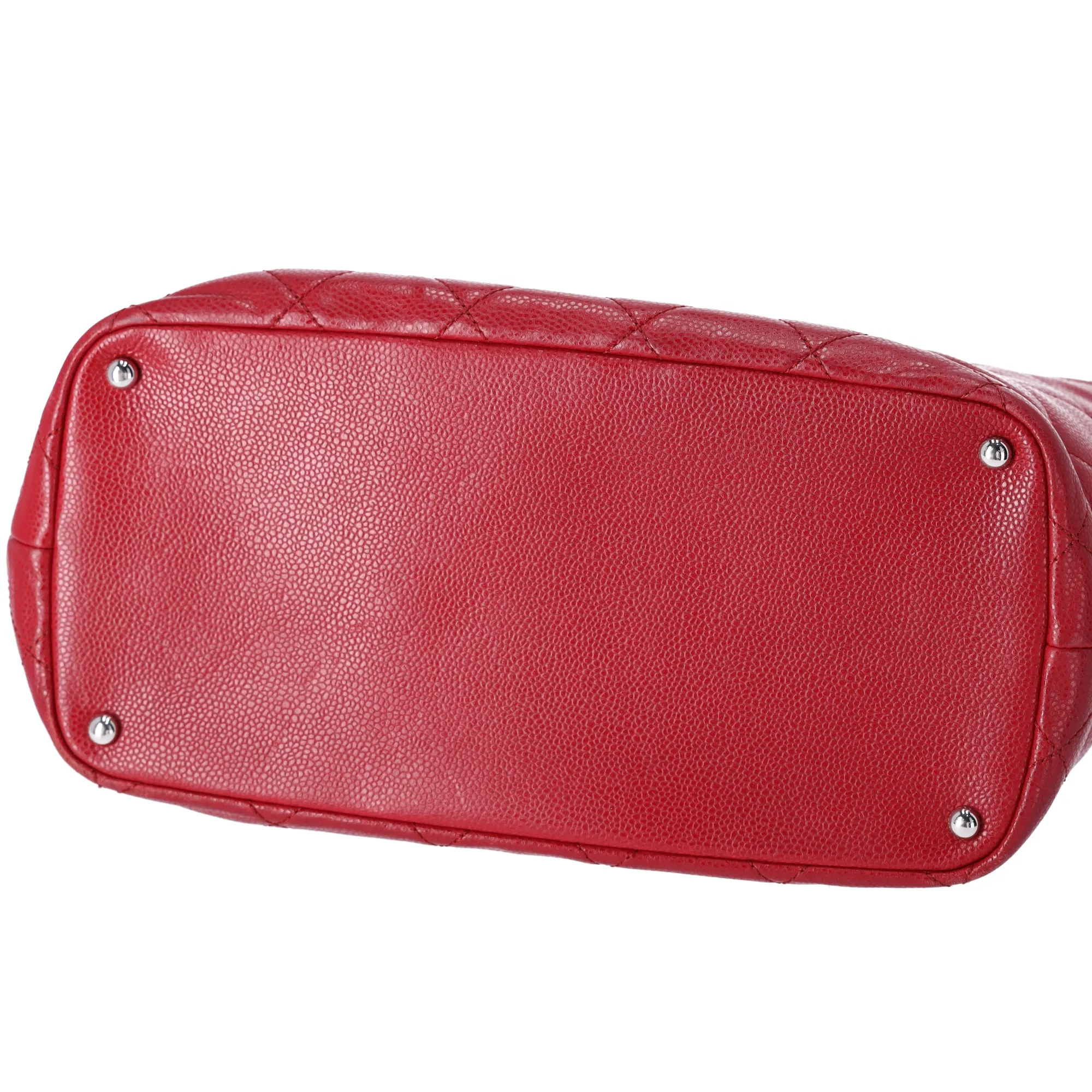 Chanel Classic Caviar Quilted Timeless CC Soft Tote Red sold by Gaby's Bags product image thumbnail 2