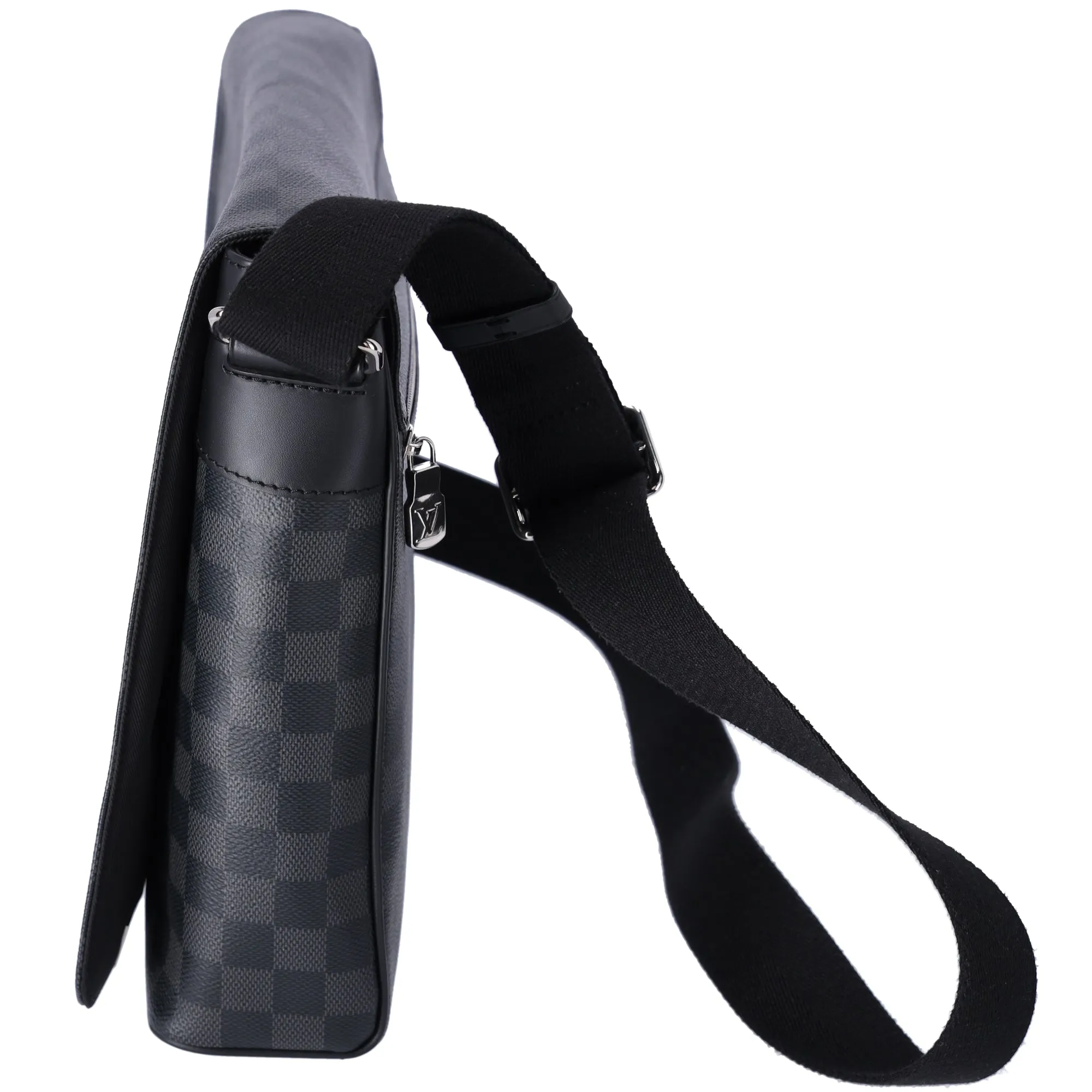 Louis Vuitton District MM NM Shoulder Bag N41029 Damier Graphite Black sold by Gaby's Bags product image thumbnail 5