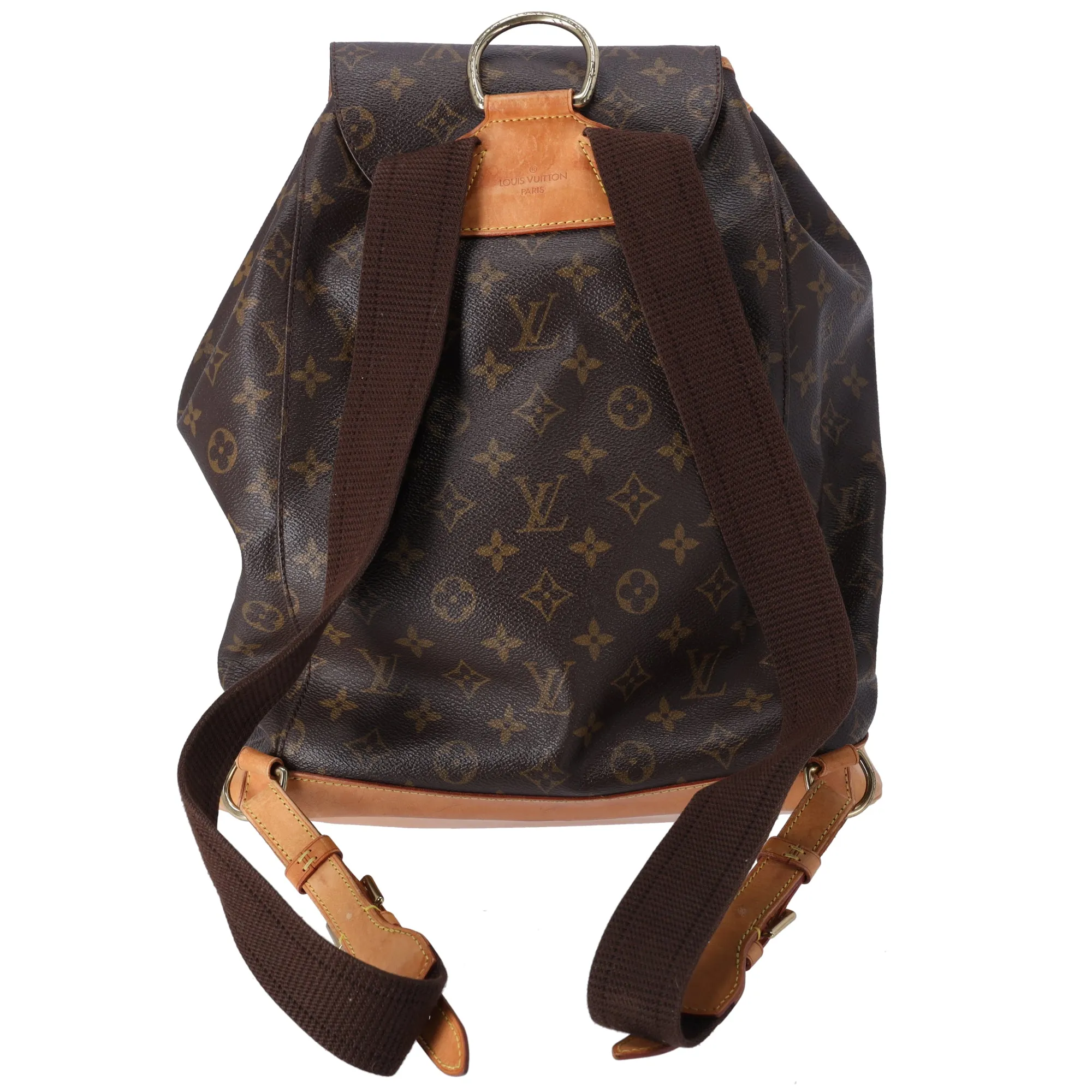 Louis Vuitton Montsouris GM Monogram Backpack M51135 Brown Canvas sold by Gaby's Bags product image thumbnail 5
