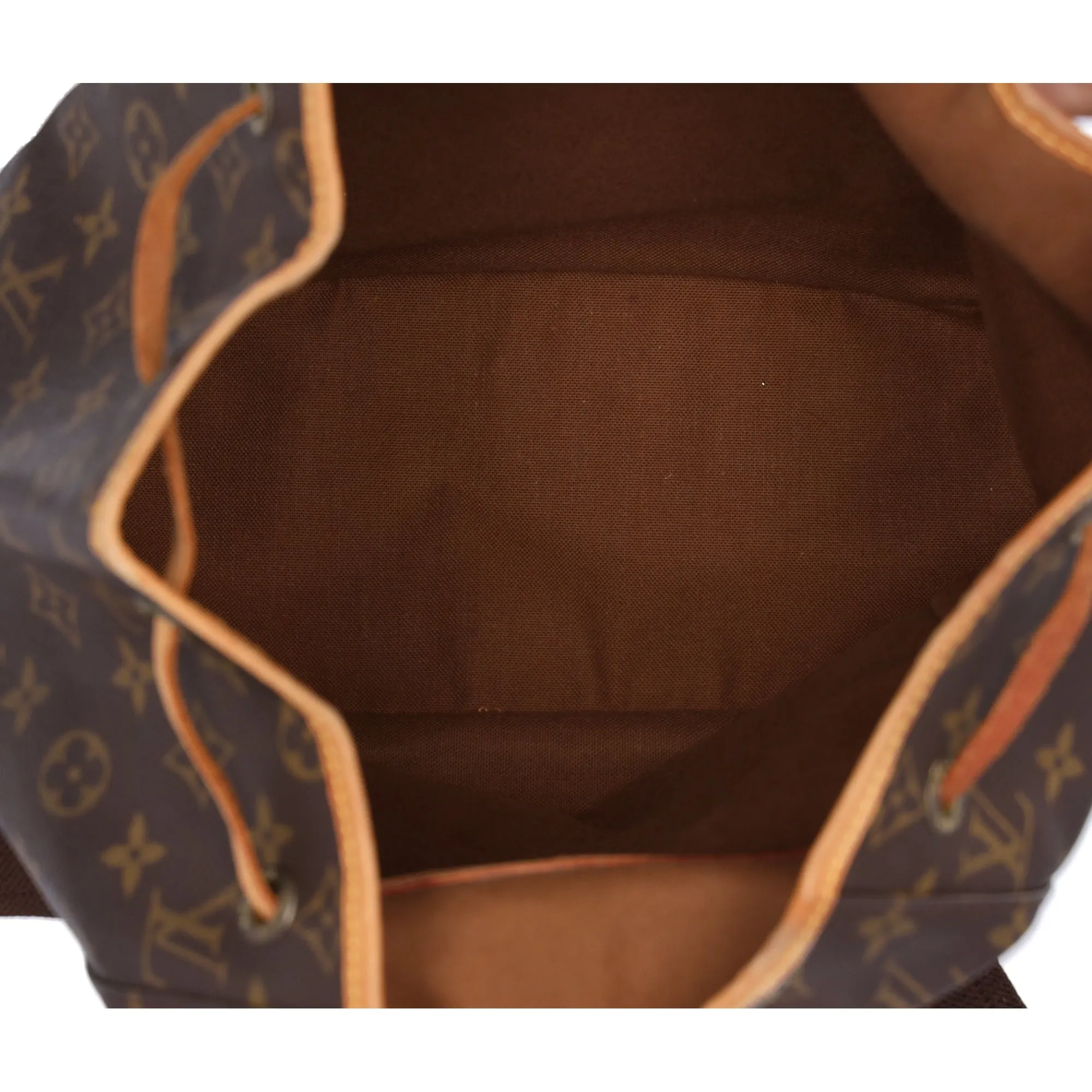 Louis Vuitton Montsouris GM Monogram Backpack M51135 Brown Canvas sold by Gaby's Bags product image thumbnail 2